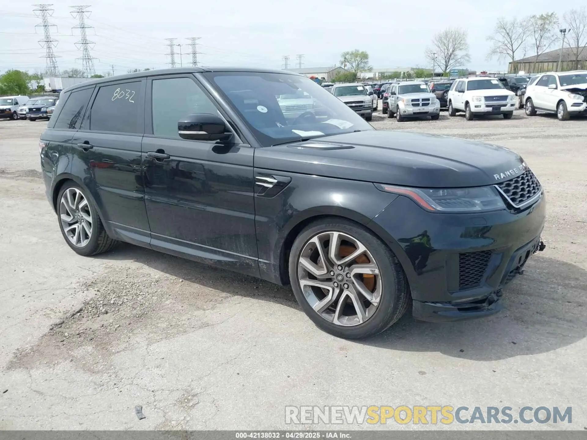 1 Photograph of a damaged car SALWR2RV2KA822315 LAND ROVER RANGE ROVER SPORT 2019
