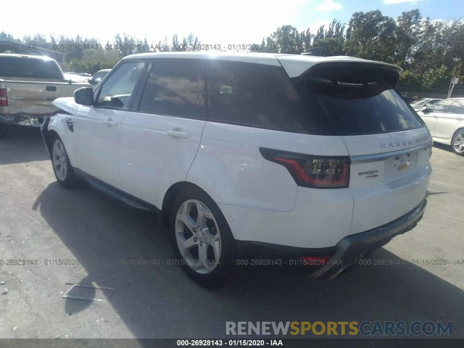 3 Photograph of a damaged car SALWR2RV2KA847120 LAND ROVER RANGE ROVER SPORT 2019