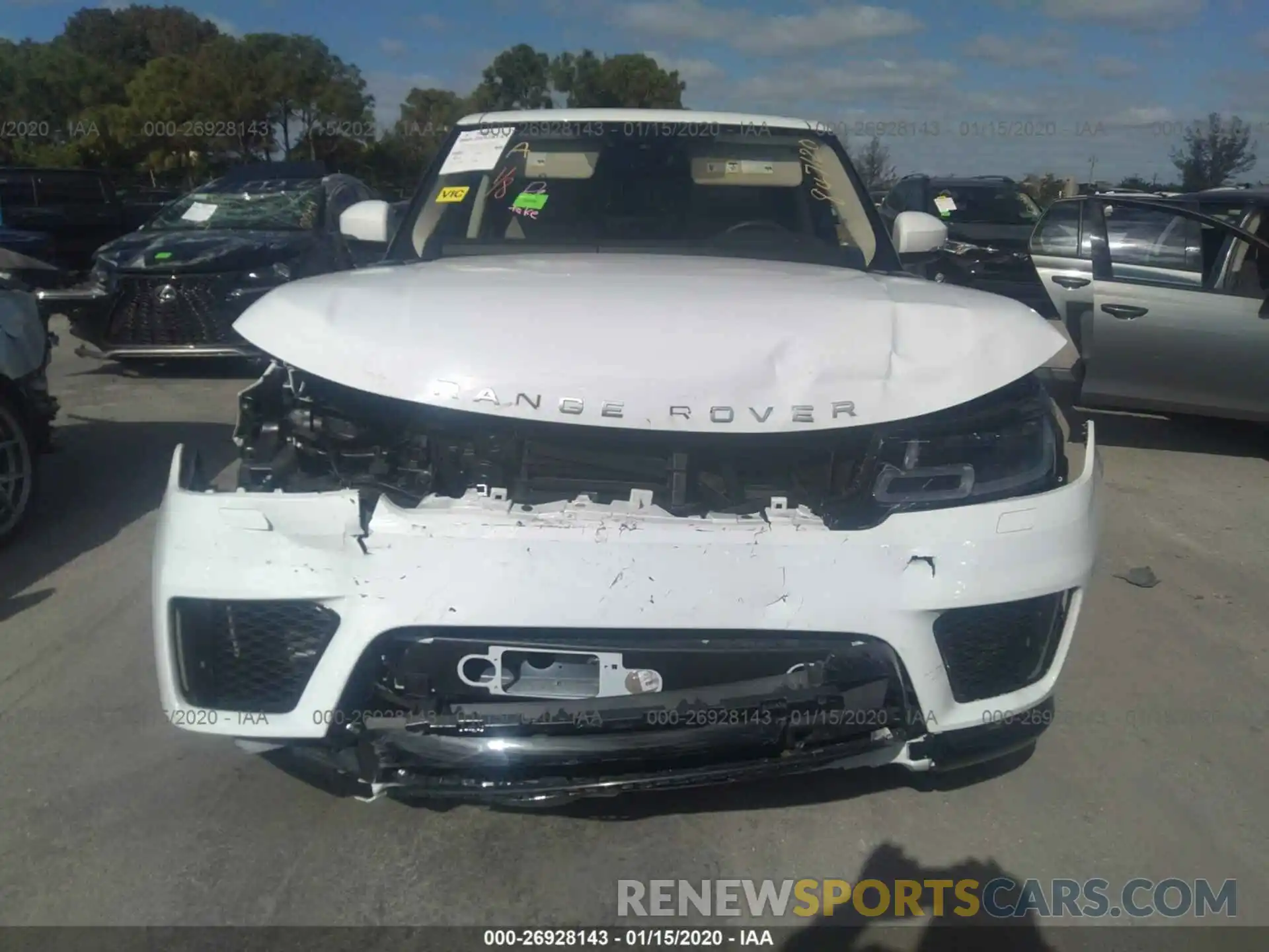 6 Photograph of a damaged car SALWR2RV2KA847120 LAND ROVER RANGE ROVER SPORT 2019