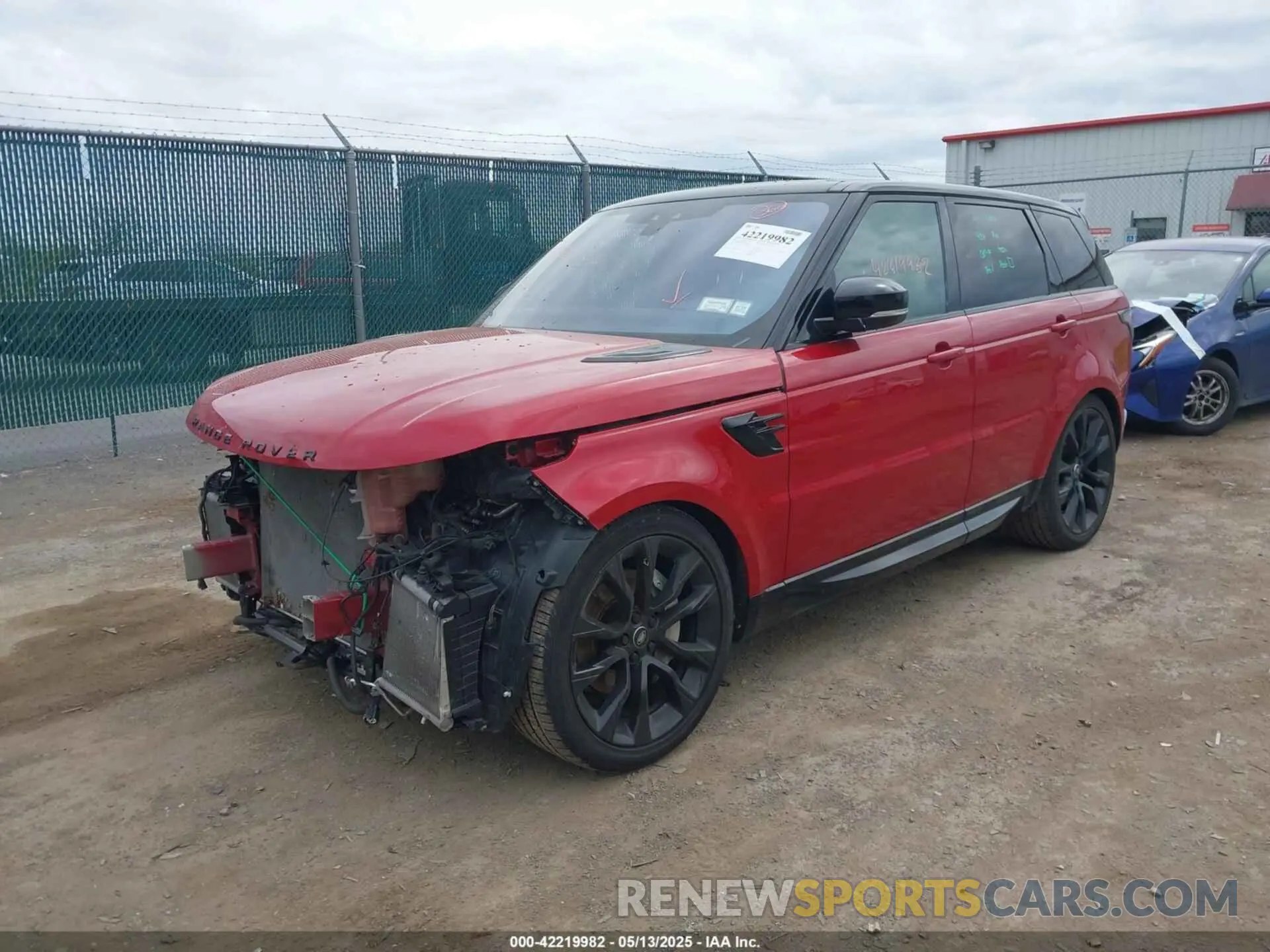 2 Photograph of a damaged car SALWR2RV6KA838307 LAND ROVER RANGE ROVER SPORT 2019