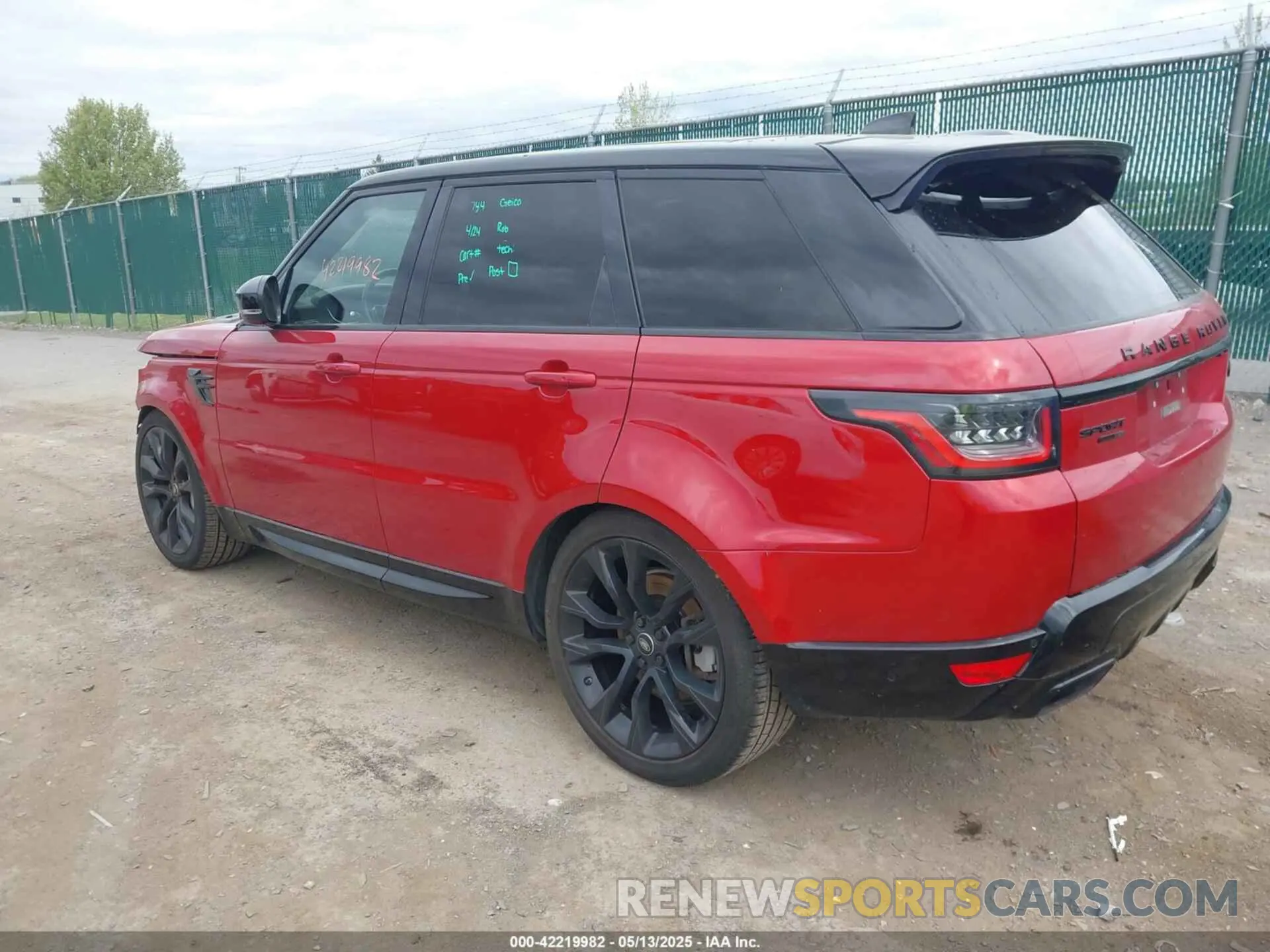 3 Photograph of a damaged car SALWR2RV6KA838307 LAND ROVER RANGE ROVER SPORT 2019
