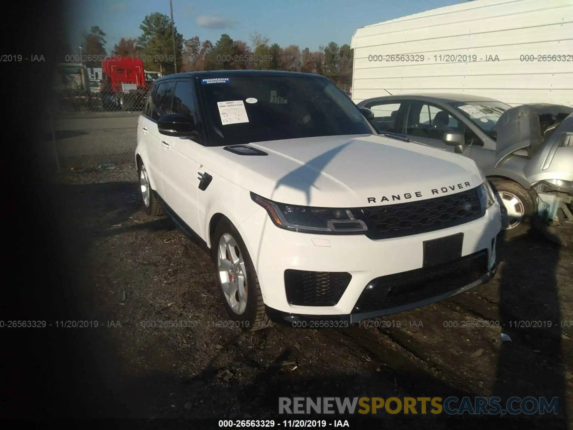 1 Photograph of a damaged car SALWR2RV7KA849297 LAND ROVER RANGE ROVER SPORT 2019