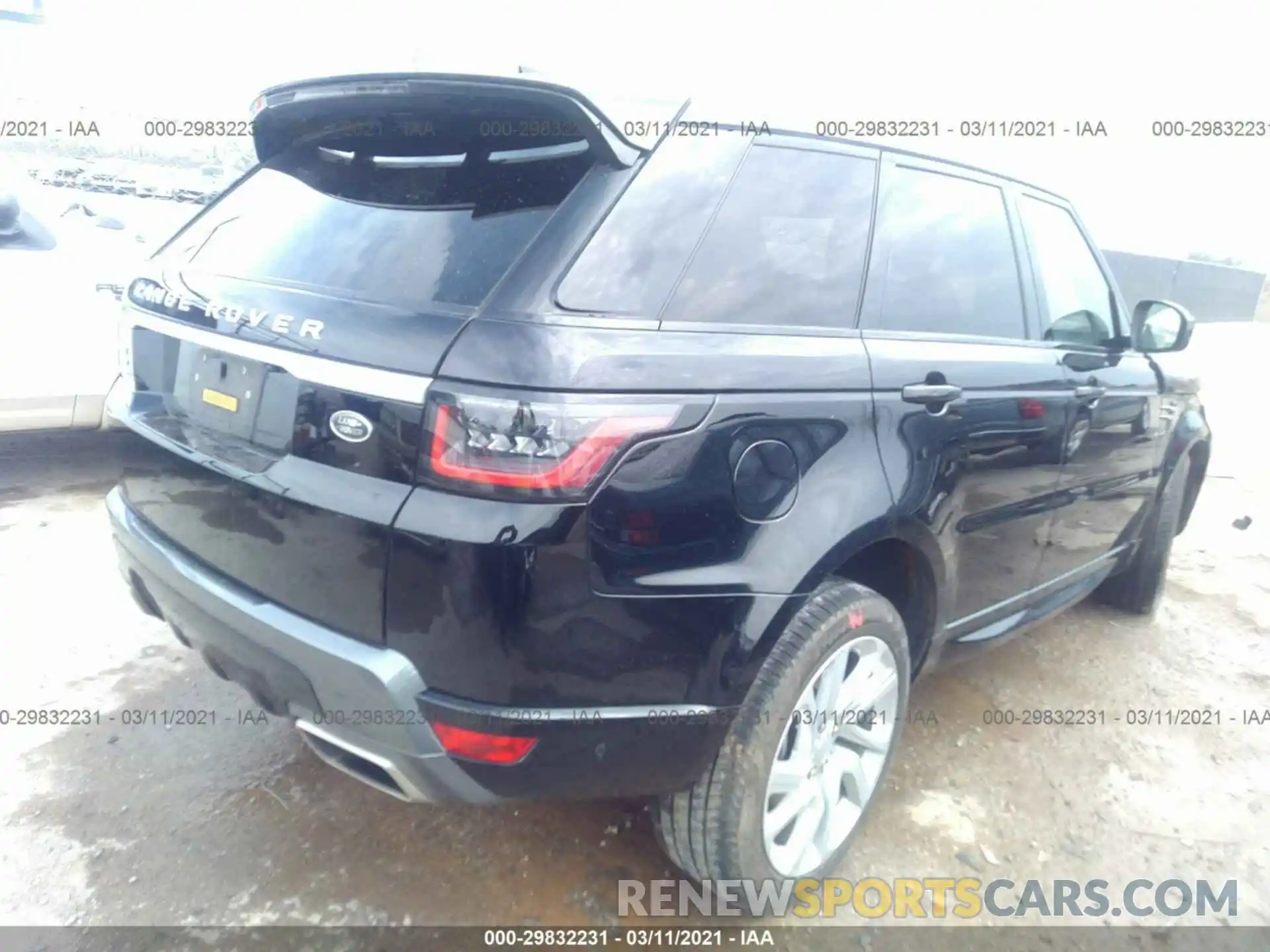 4 Photograph of a damaged car SALWR2RVXKA833305 LAND ROVER RANGE ROVER SPORT 2019