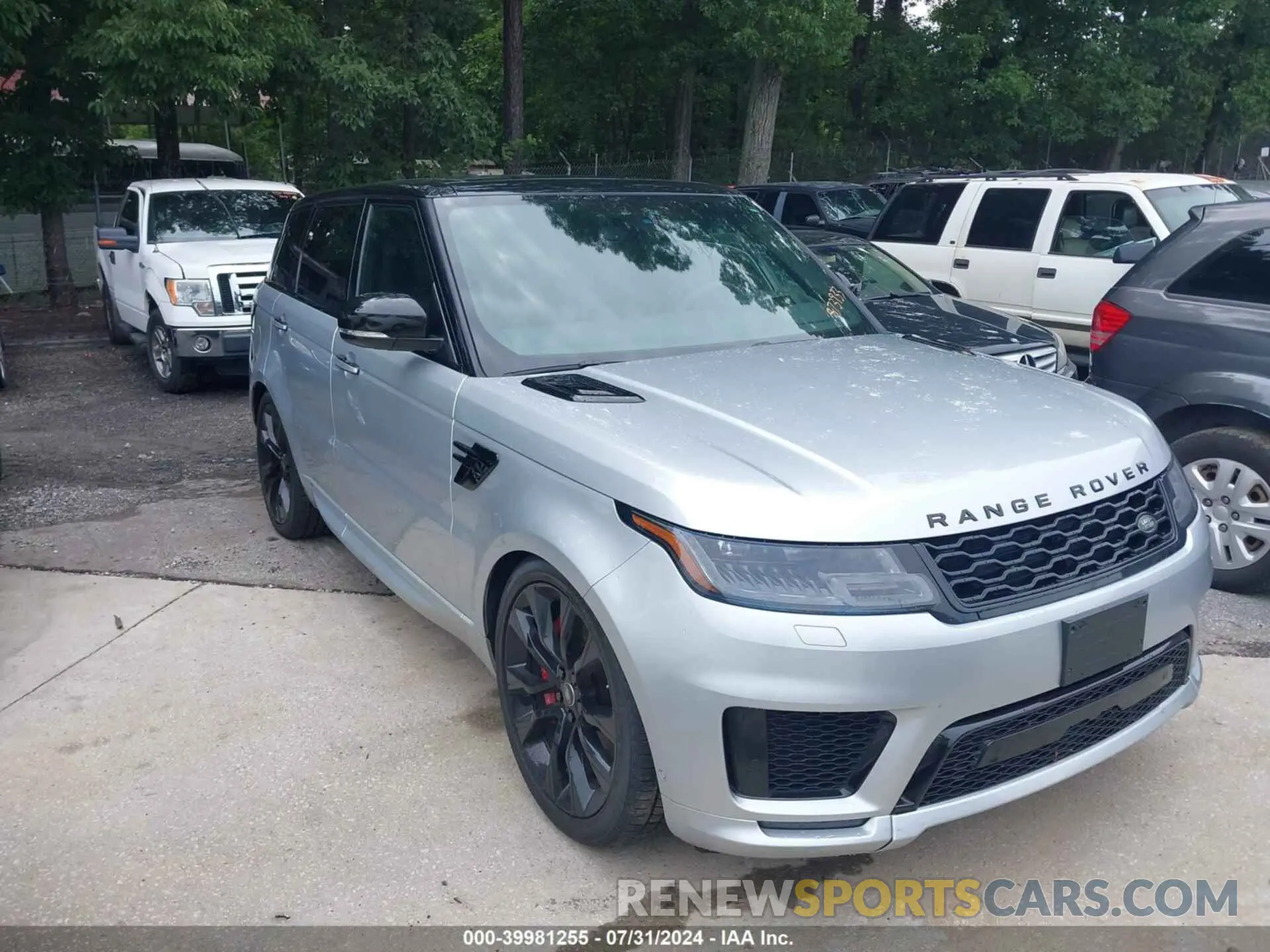 1 Photograph of a damaged car SALWS2SU0KA873933 LAND ROVER RANGE ROVER SPORT 2019