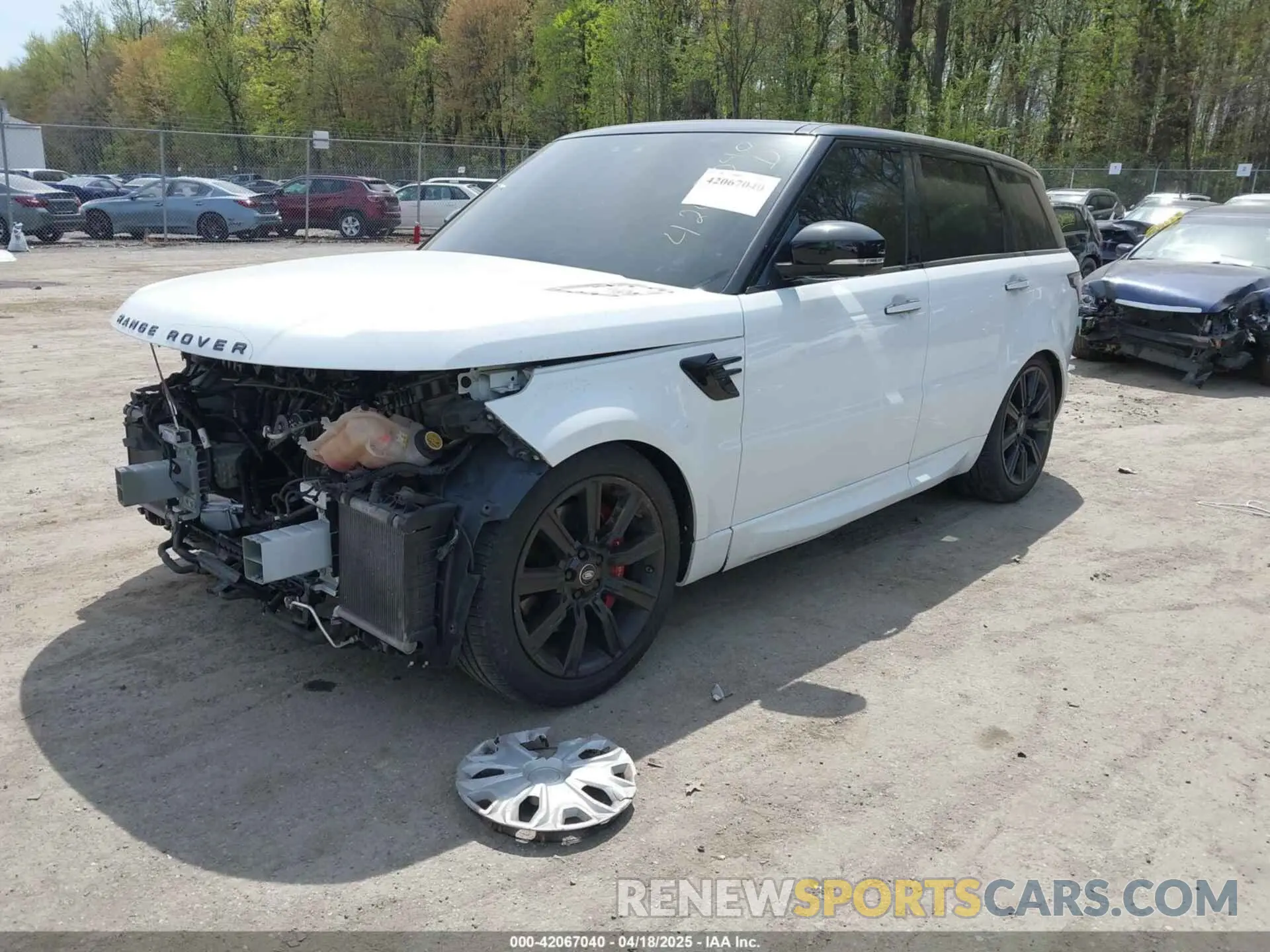 2 Photograph of a damaged car SALWV2SV1KA418184 LAND ROVER RANGE ROVER SPORT 2019