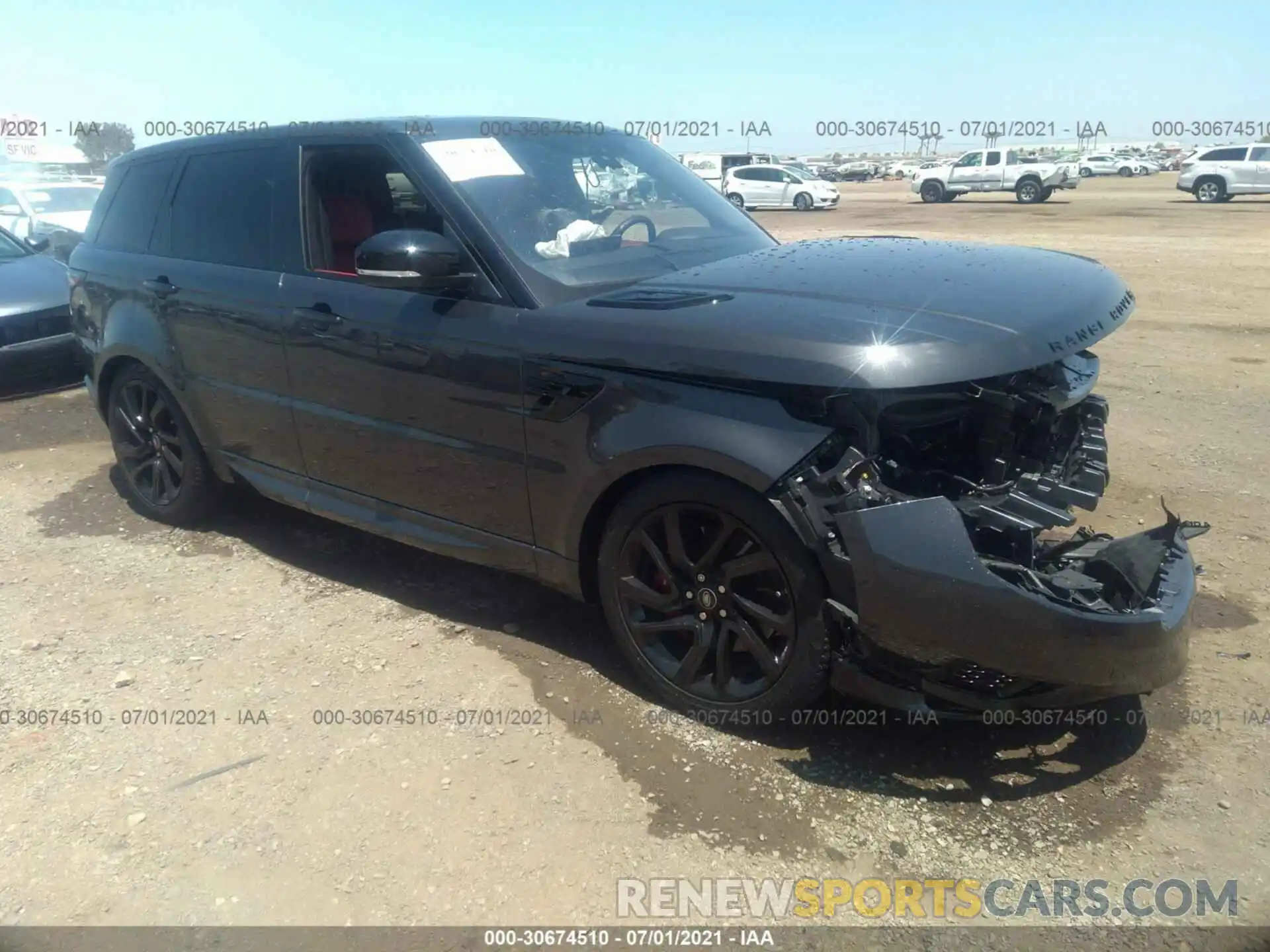 1 Photograph of a damaged car SALWV2SV3KA849268 LAND ROVER RANGE ROVER SPORT 2019