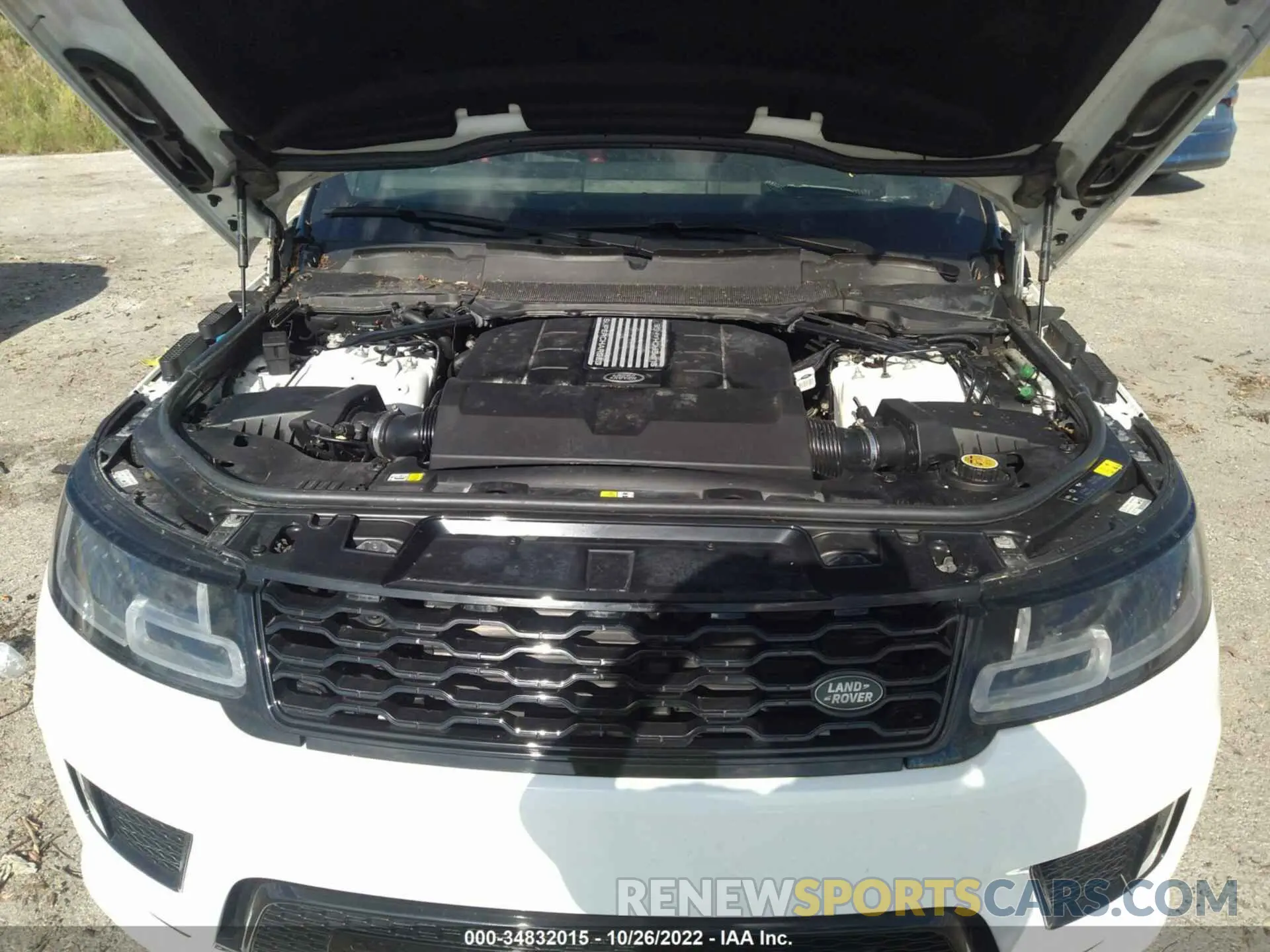 10 Photograph of a damaged car SALWV2SV8KA815309 LAND ROVER RANGE ROVER SPORT 2019