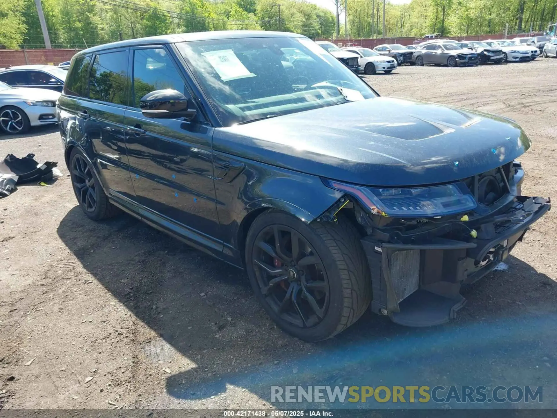 1 Photograph of a damaged car SALWZ2SE5KA822125 LAND ROVER RANGE ROVER SPORT 2019