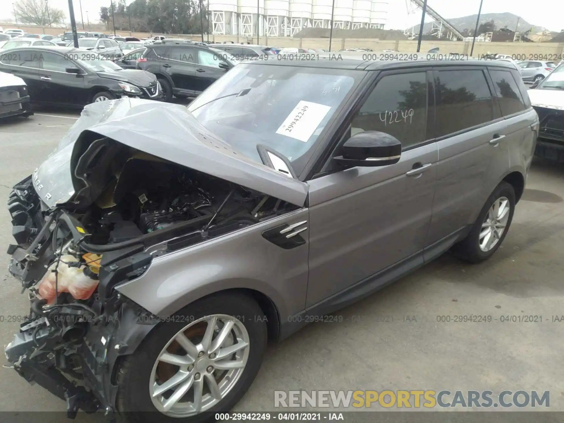 2 Photograph of a damaged car SALWG2SU4LA898871 LAND ROVER RANGE ROVER SPORT 2020