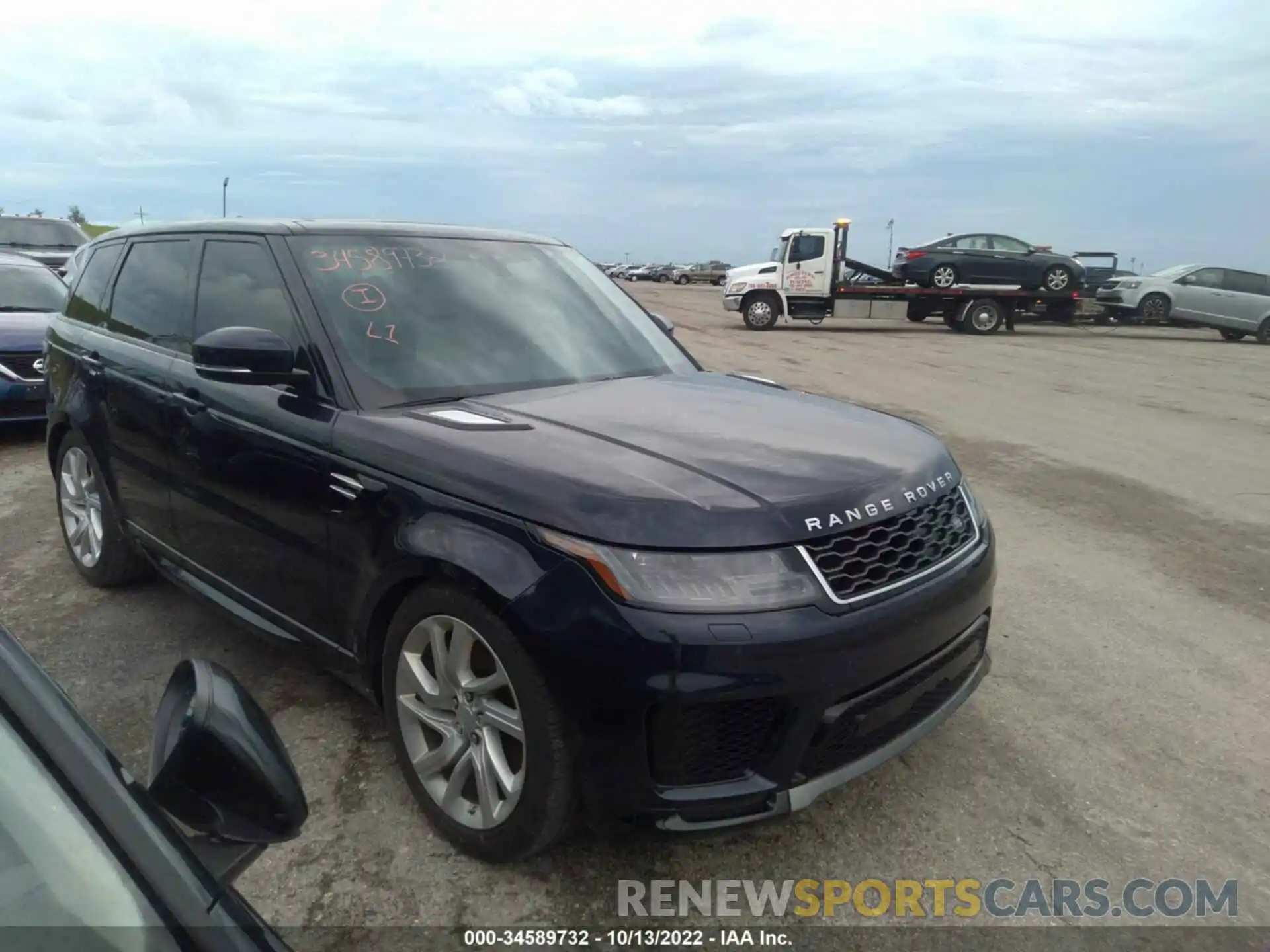 1 Photograph of a damaged car SALWR2RY4LA711373 LAND ROVER RANGE ROVER SPORT 2020