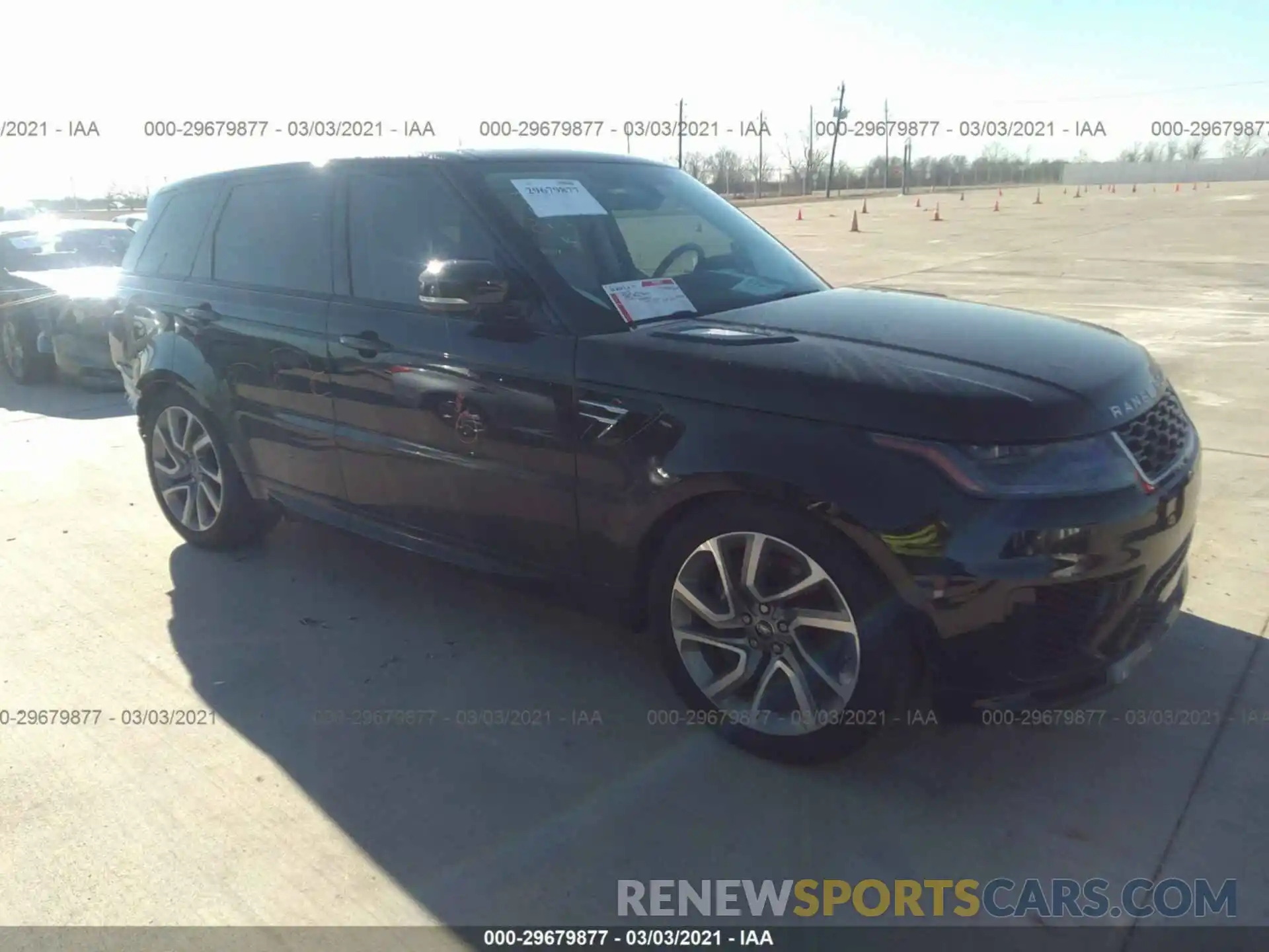 1 Photograph of a damaged car SALWR2RY9LA720148 LAND ROVER RANGE ROVER SPORT 2020