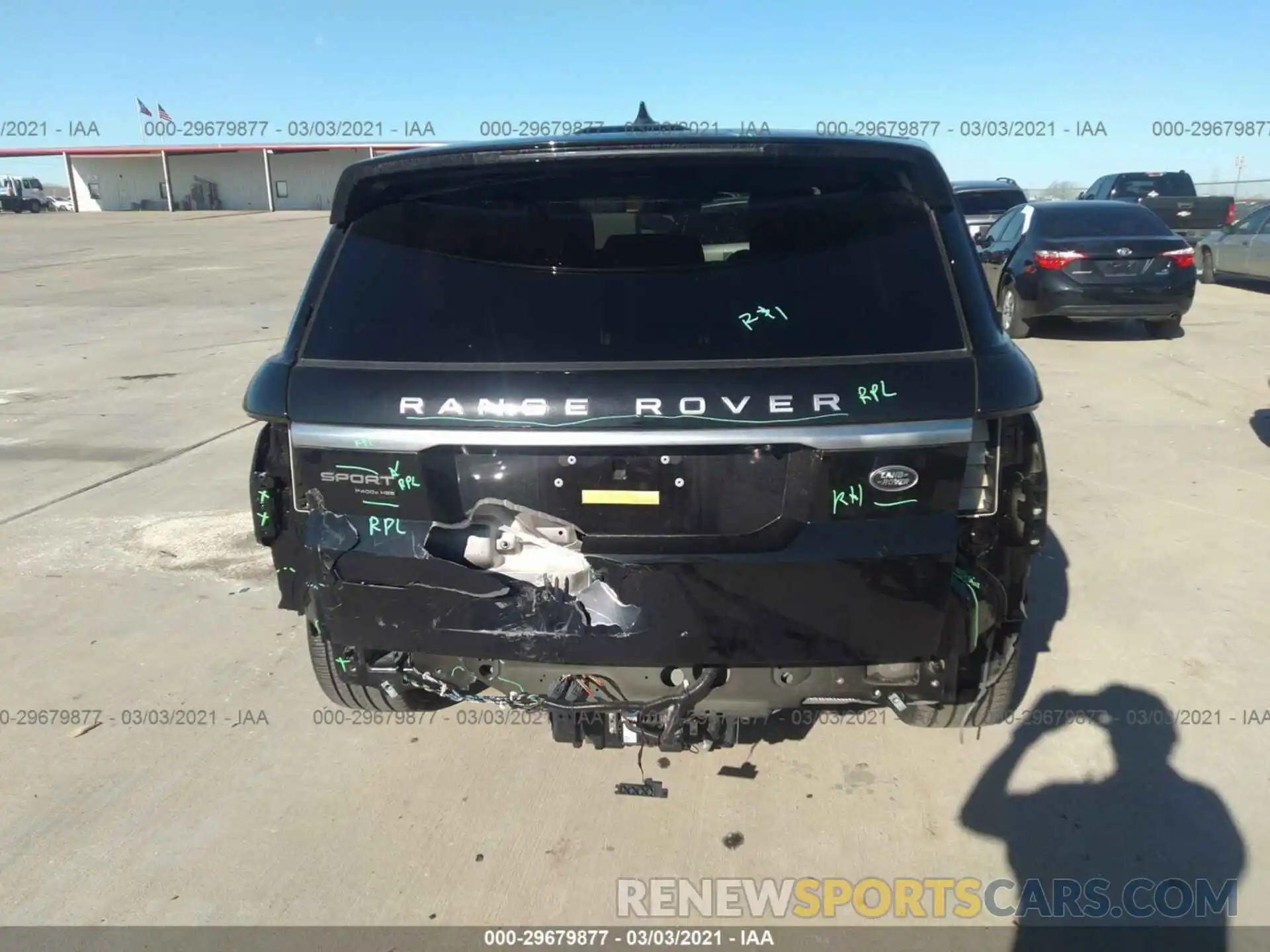 6 Photograph of a damaged car SALWR2RY9LA720148 LAND ROVER RANGE ROVER SPORT 2020