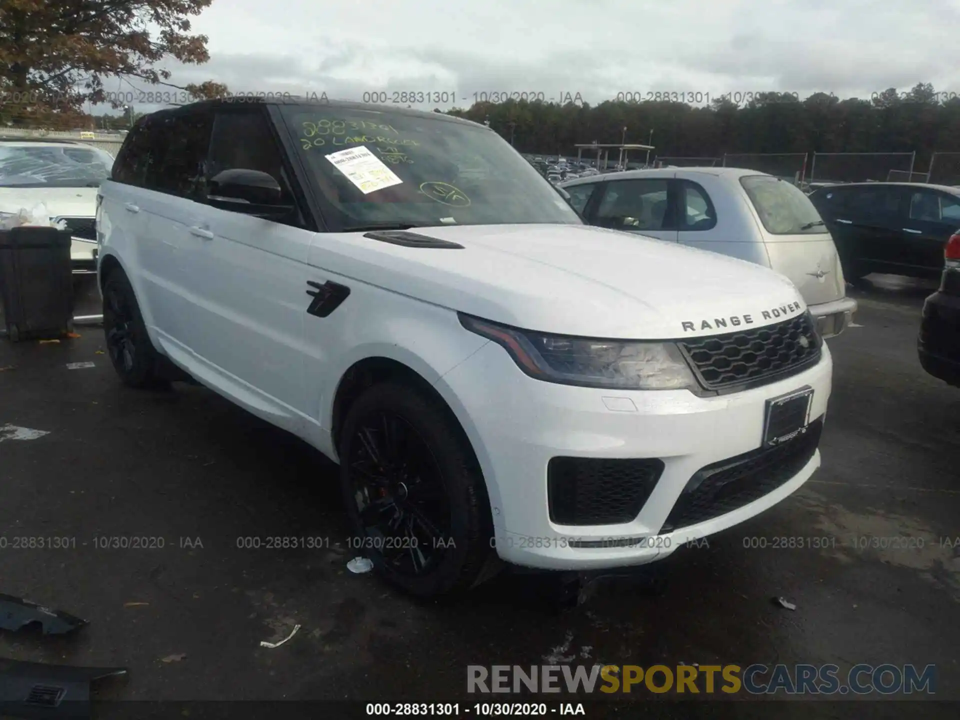 1 Photograph of a damaged car SALWR2SE0LA899728 LAND ROVER RANGE ROVER SPORT 2020