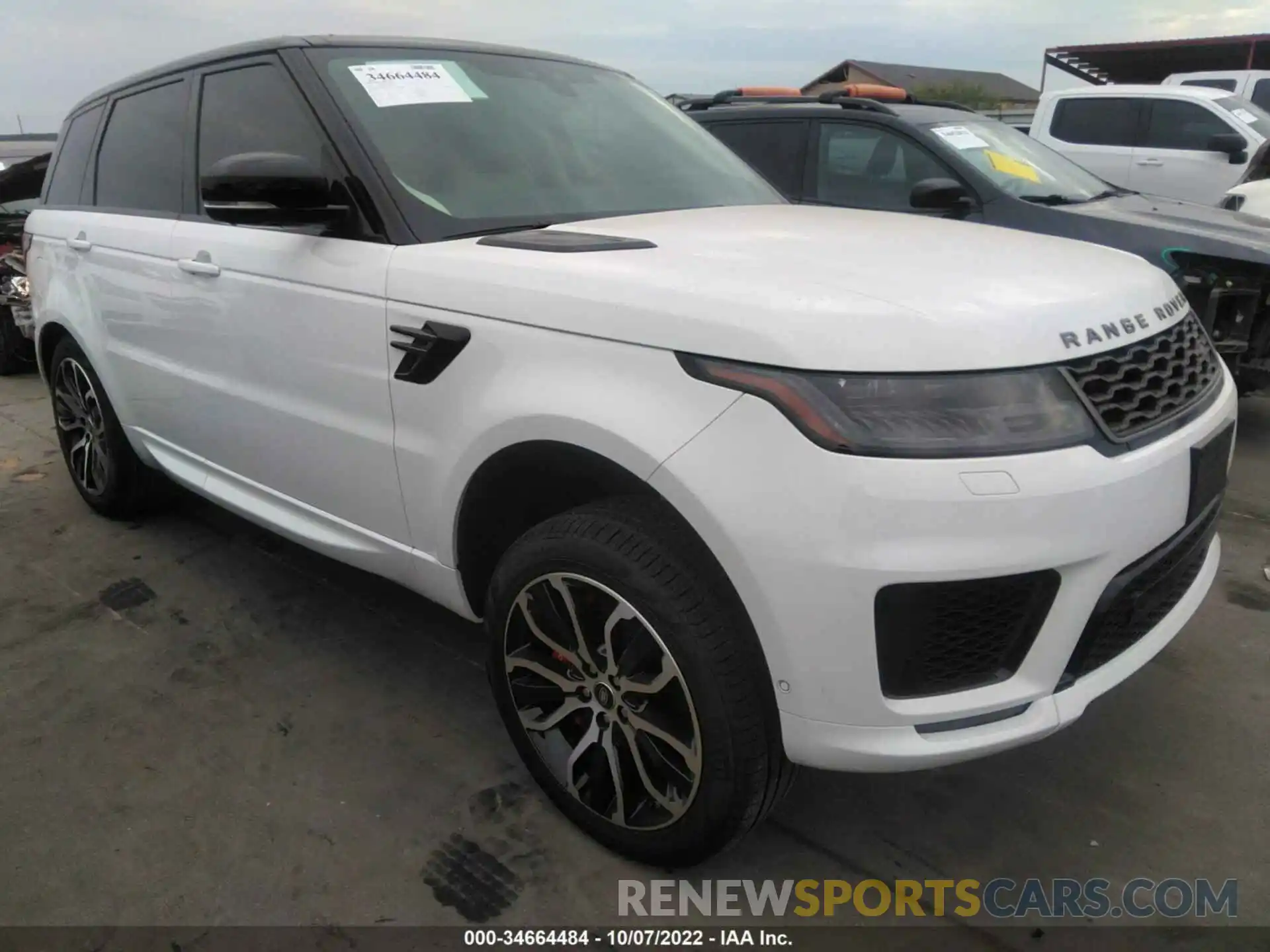 1 Photograph of a damaged car SALWR2SE2LA714787 LAND ROVER RANGE ROVER SPORT 2020