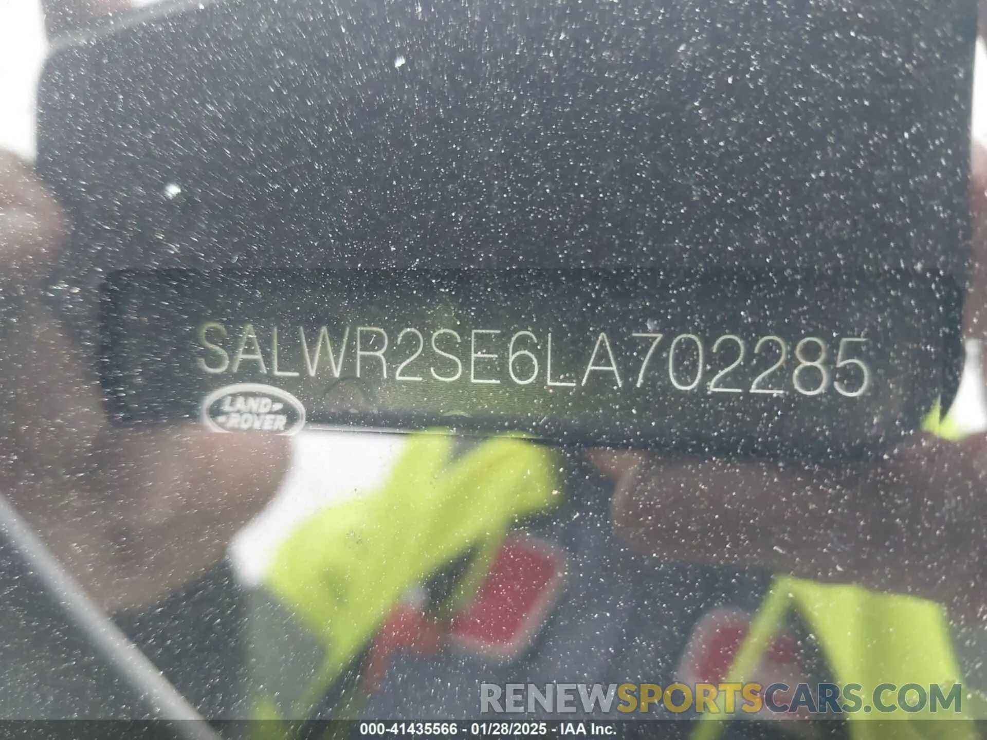 9 Photograph of a damaged car SALWR2SE6LA702285 LAND ROVER RANGE ROVER SPORT 2020