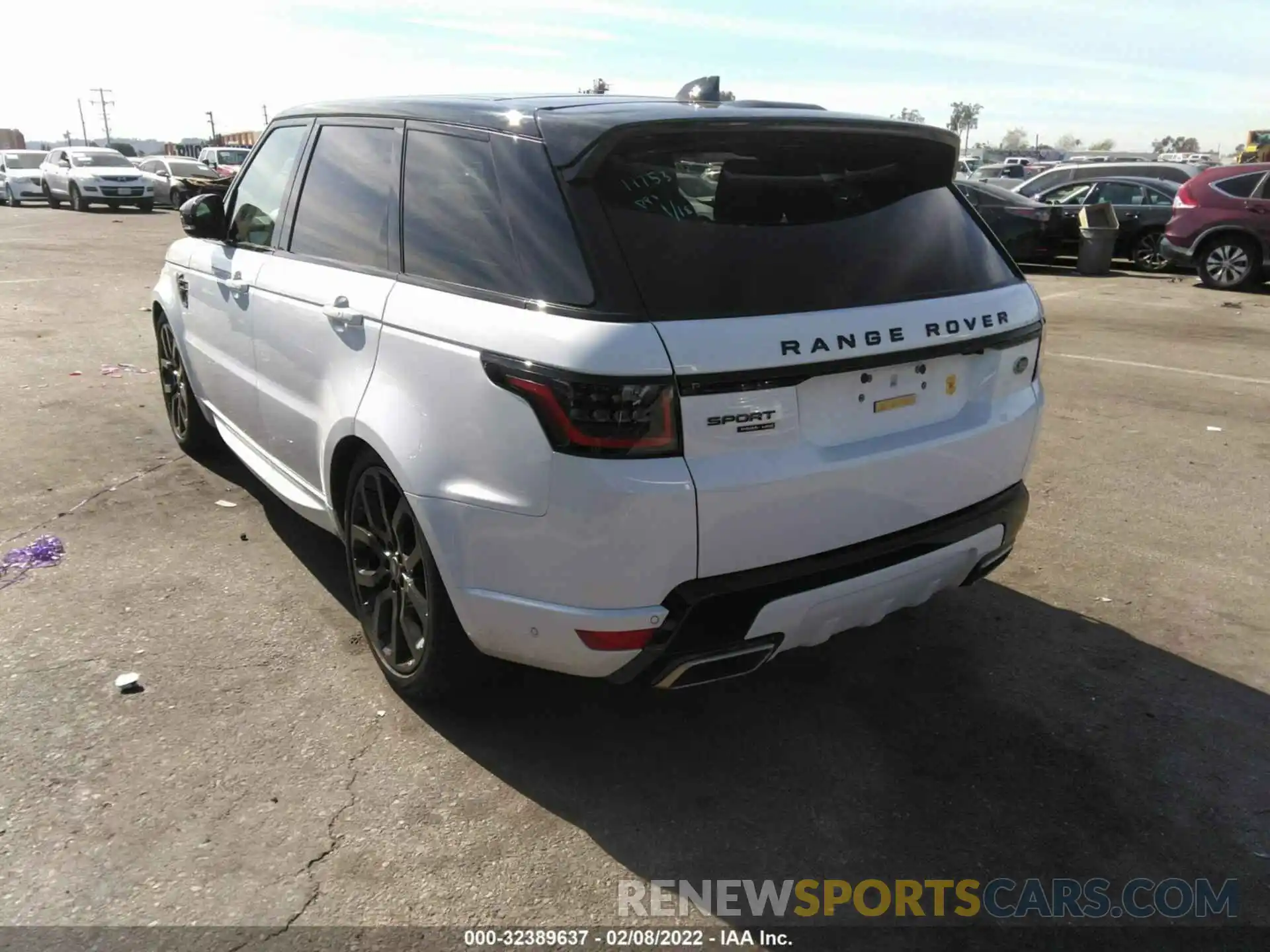 3 Photograph of a damaged car SALWR2SE8LA885589 LAND ROVER RANGE ROVER SPORT 2020