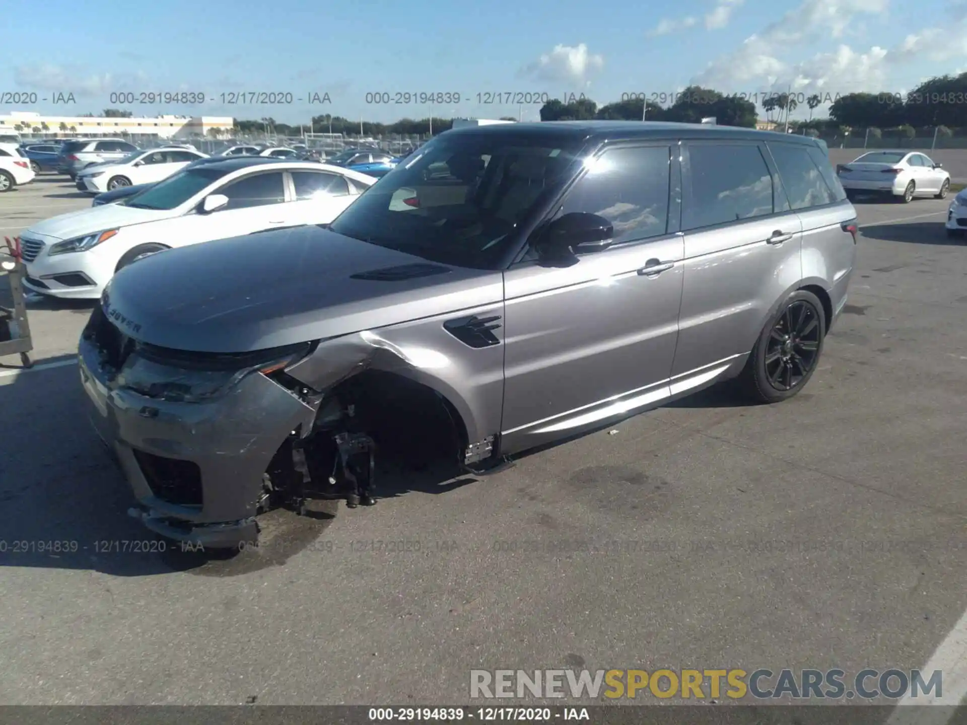 2 Photograph of a damaged car SALWR2SE8LA892607 LAND ROVER RANGE ROVER SPORT 2020