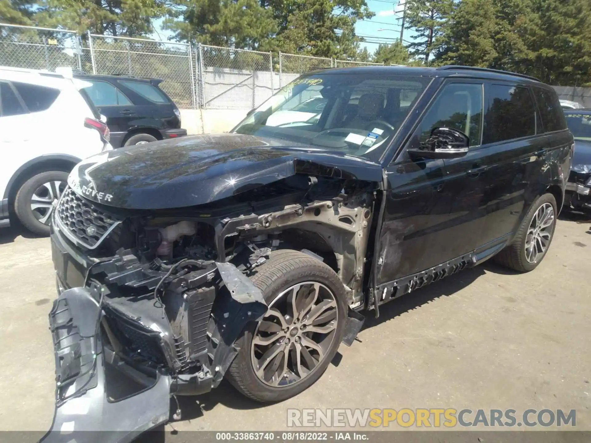 2 Photograph of a damaged car SALWR2SU1LA881777 LAND ROVER RANGE ROVER SPORT 2020