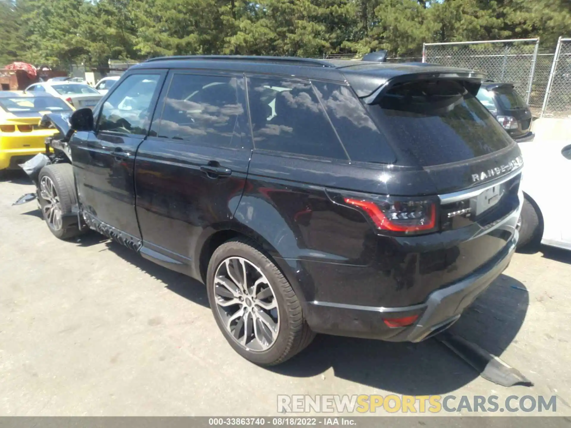 3 Photograph of a damaged car SALWR2SU1LA881777 LAND ROVER RANGE ROVER SPORT 2020