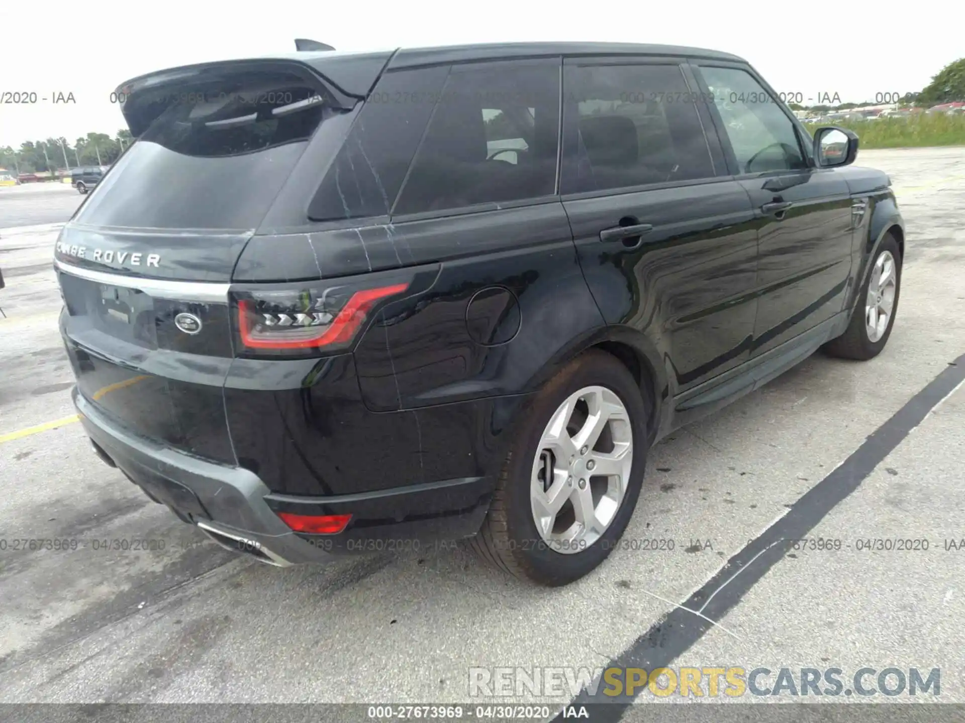 4 Photograph of a damaged car SALWR2SU4LA899027 LAND ROVER RANGE ROVER SPORT 2020