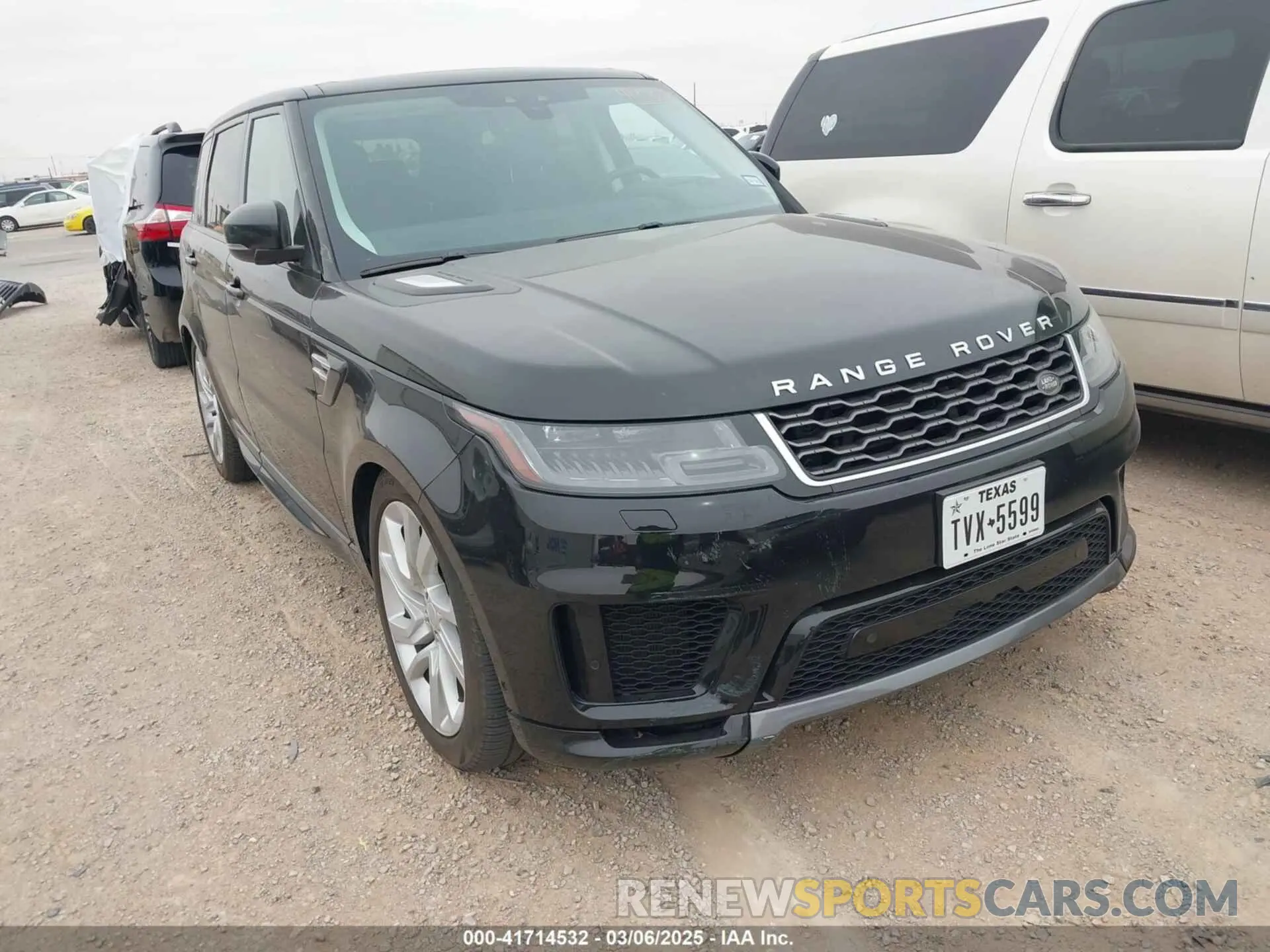 1 Photograph of a damaged car SALWR2SU5LA896072 LAND ROVER RANGE ROVER SPORT 2020