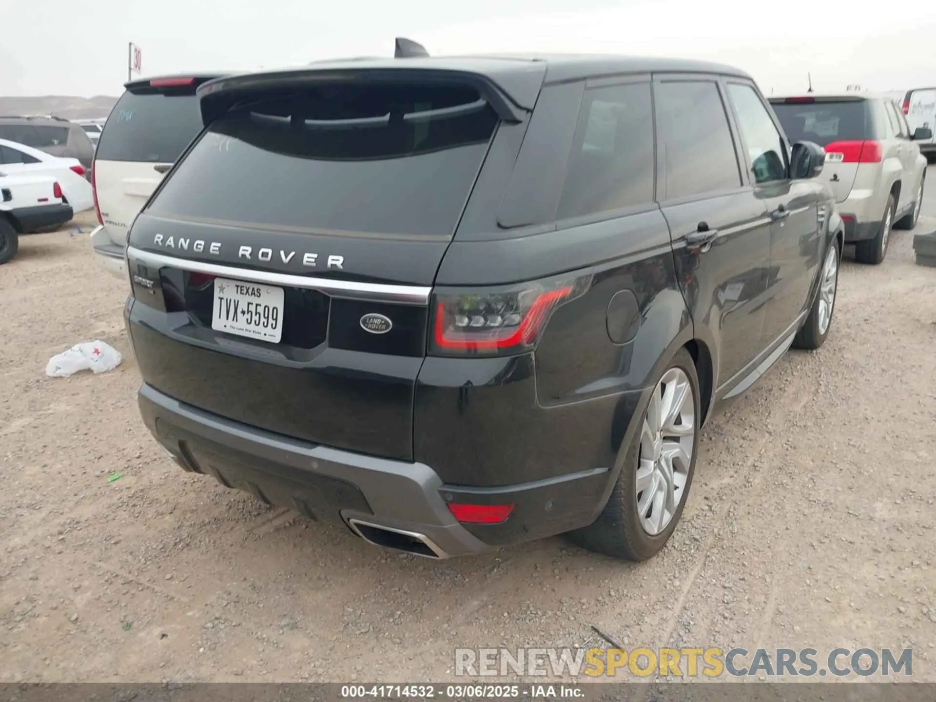 4 Photograph of a damaged car SALWR2SU5LA896072 LAND ROVER RANGE ROVER SPORT 2020