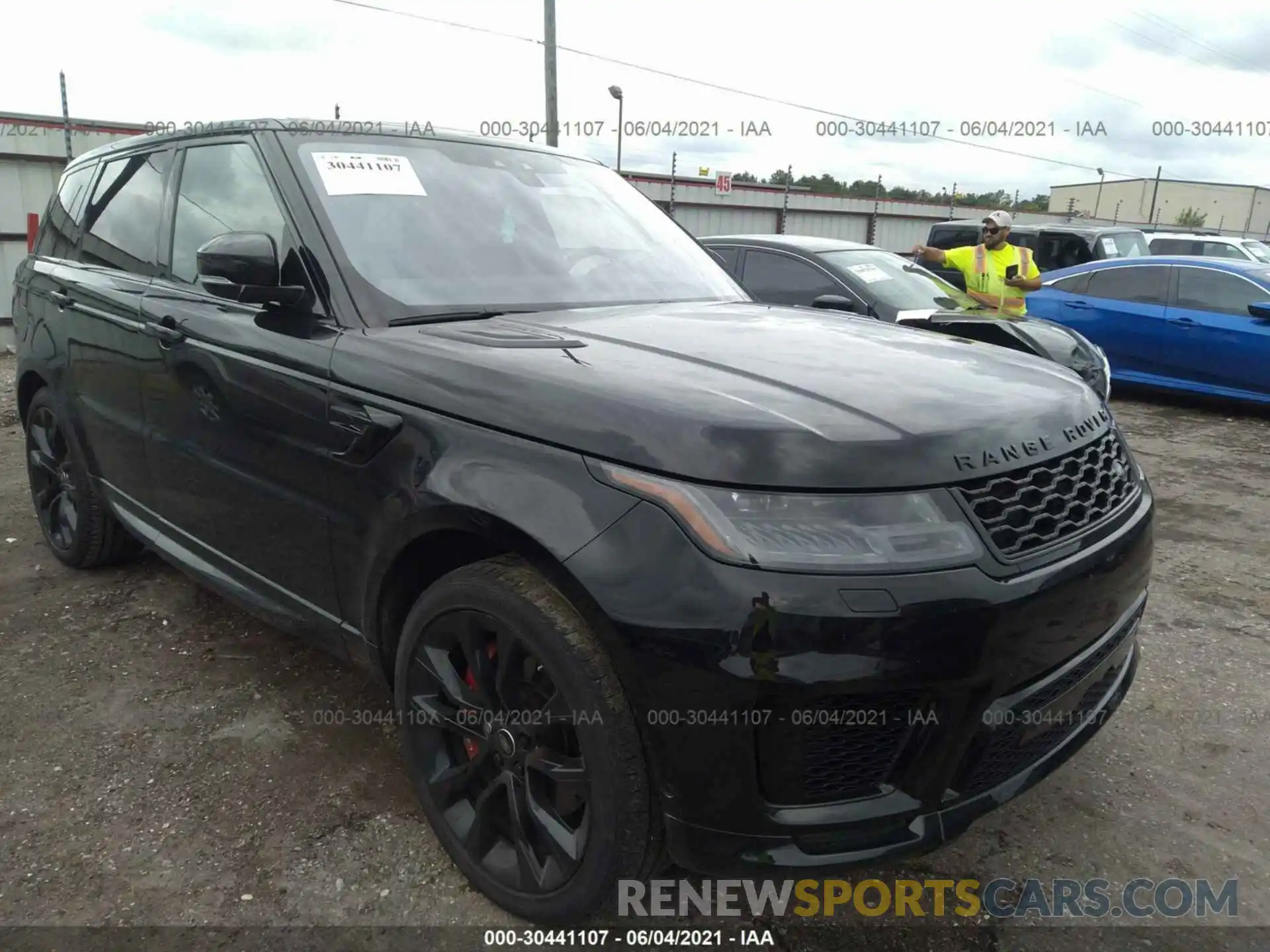 1 Photograph of a damaged car SALWS2RU2LA706657 LAND ROVER RANGE ROVER SPORT 2020