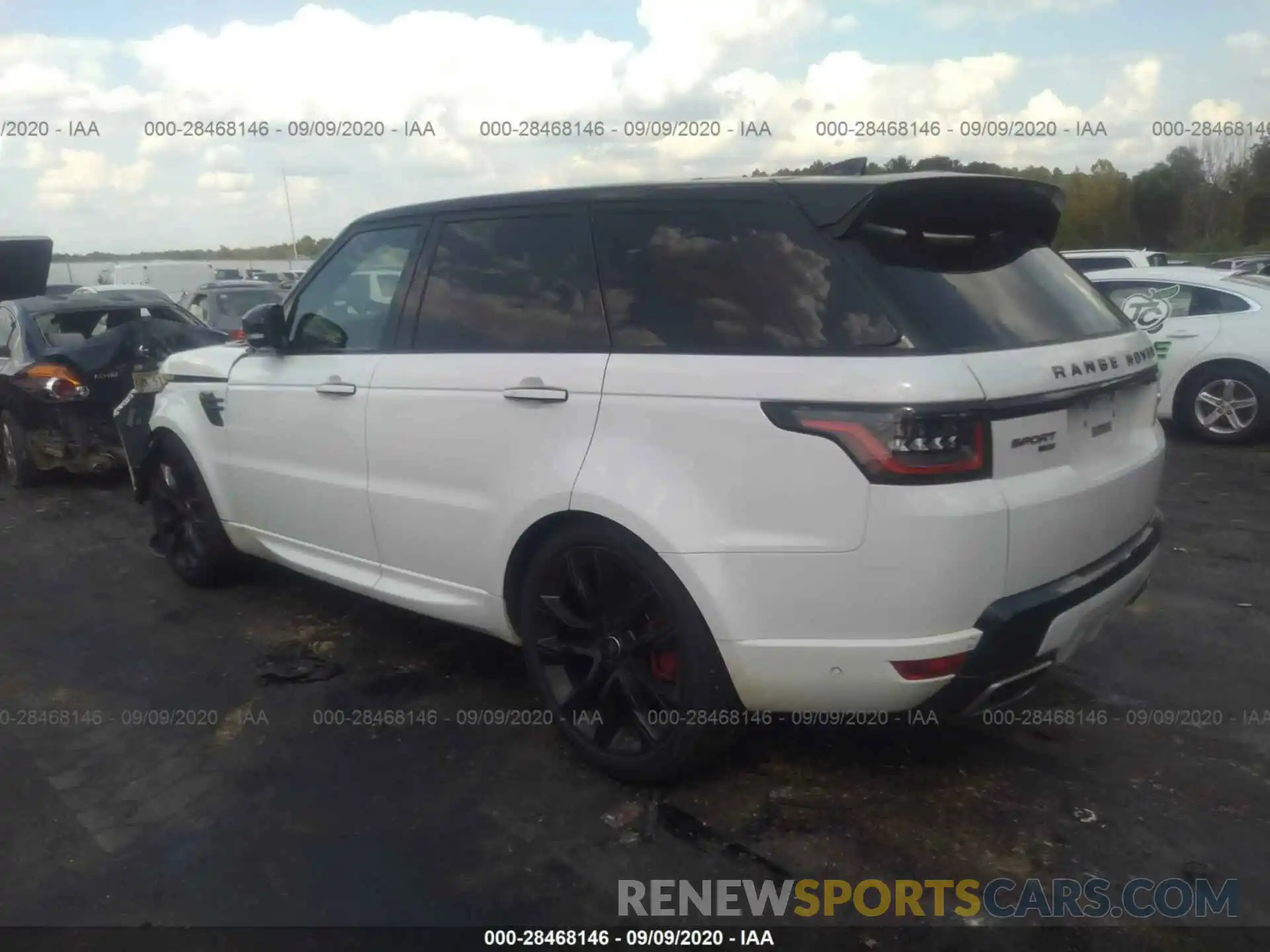 3 Photograph of a damaged car SALWS2RU6LA713840 LAND ROVER RANGE ROVER SPORT 2020