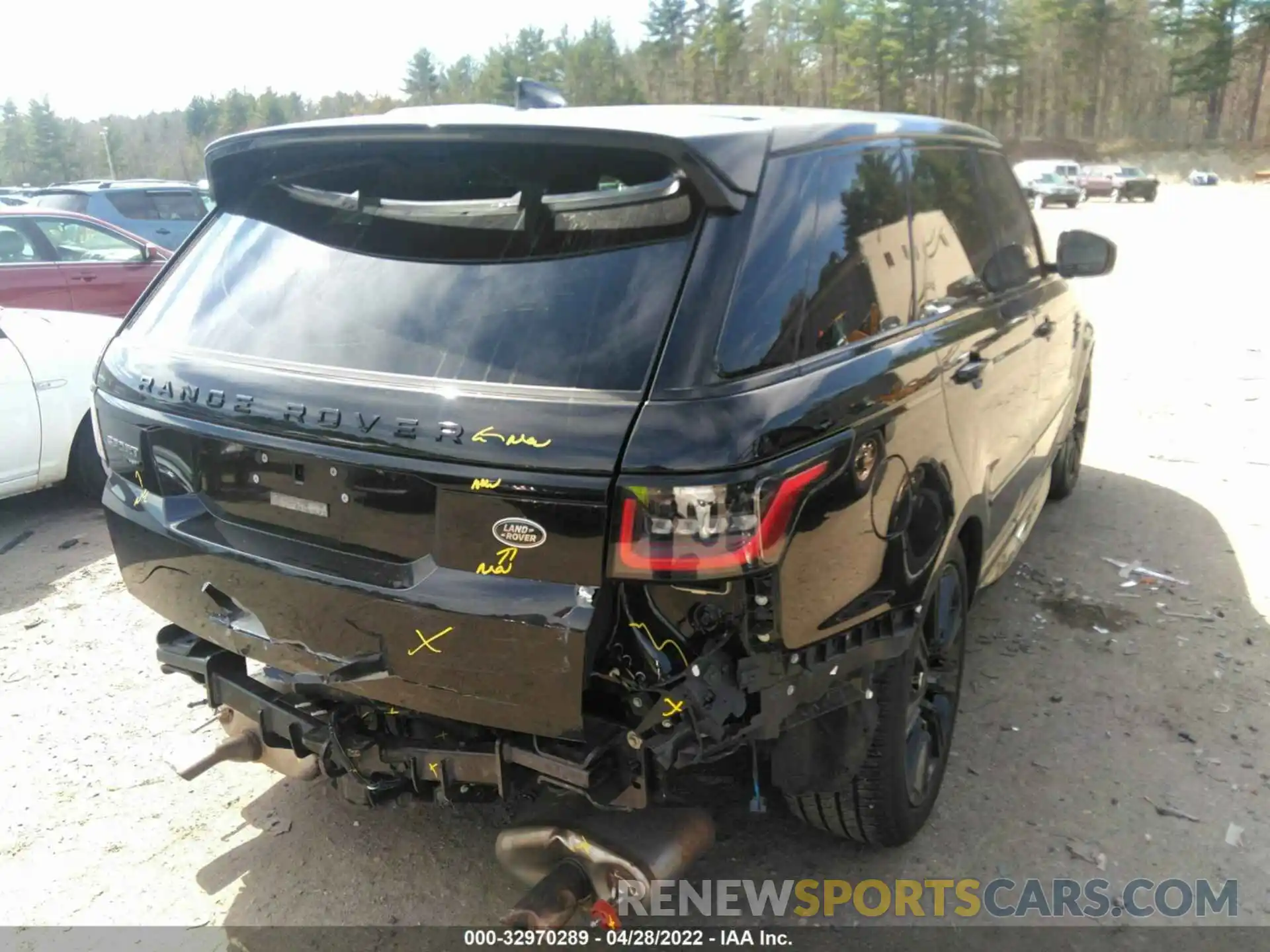 4 Photograph of a damaged car SALWS2RU7LA893216 LAND ROVER RANGE ROVER SPORT 2020