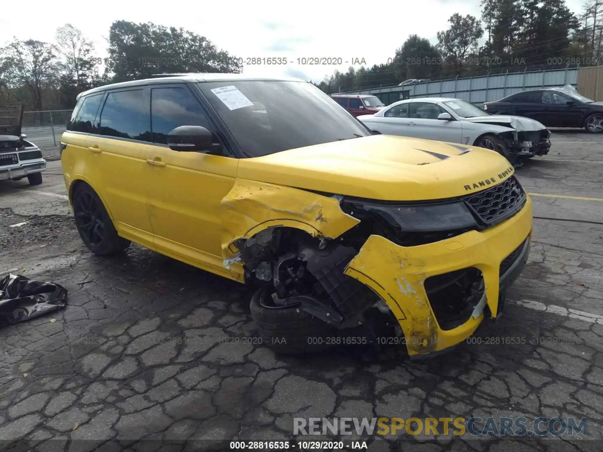 1 Photograph of a damaged car SALWZ2RE3LA712195 LAND ROVER RANGE ROVER SPORT 2020