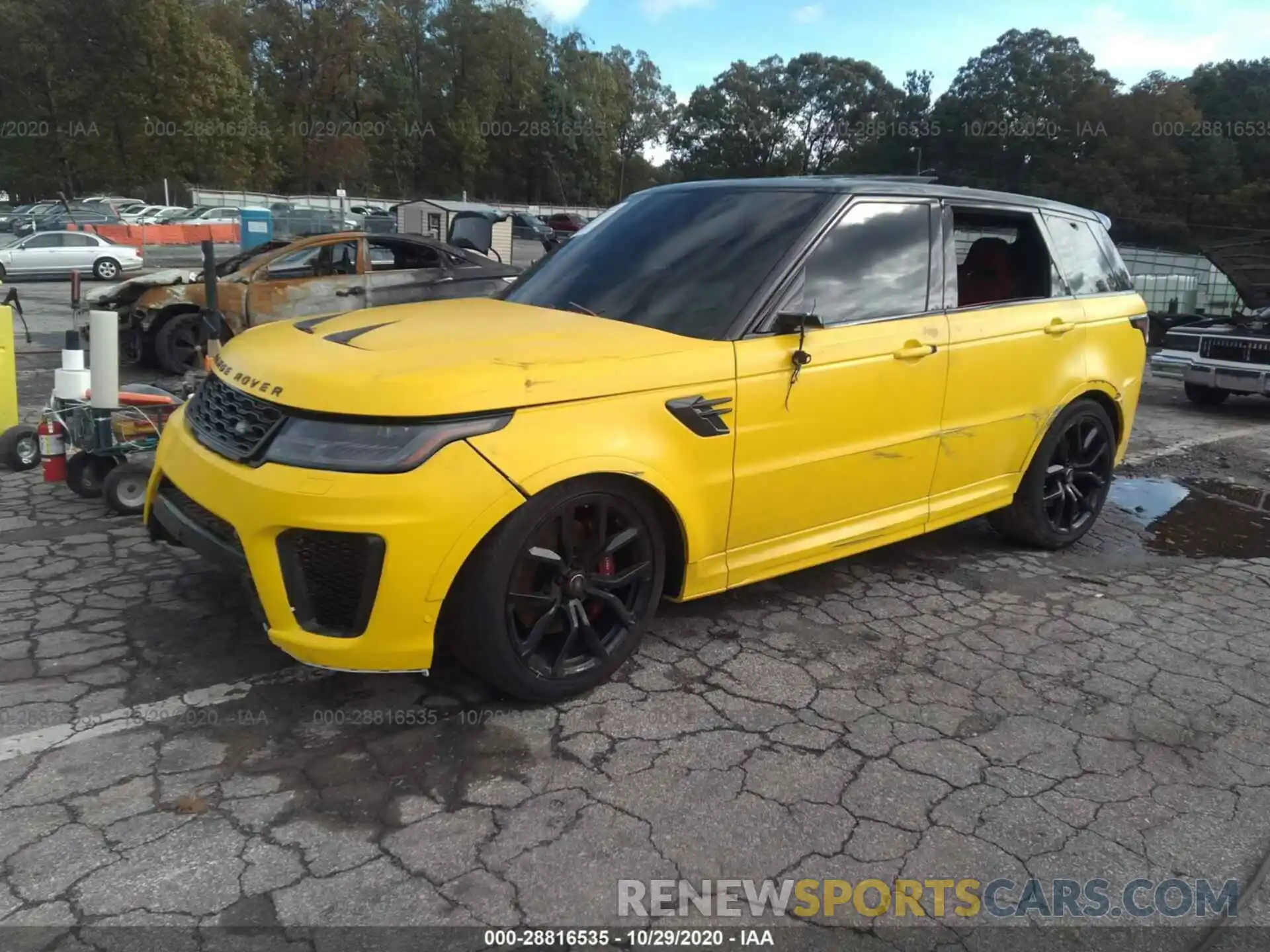 2 Photograph of a damaged car SALWZ2RE3LA712195 LAND ROVER RANGE ROVER SPORT 2020