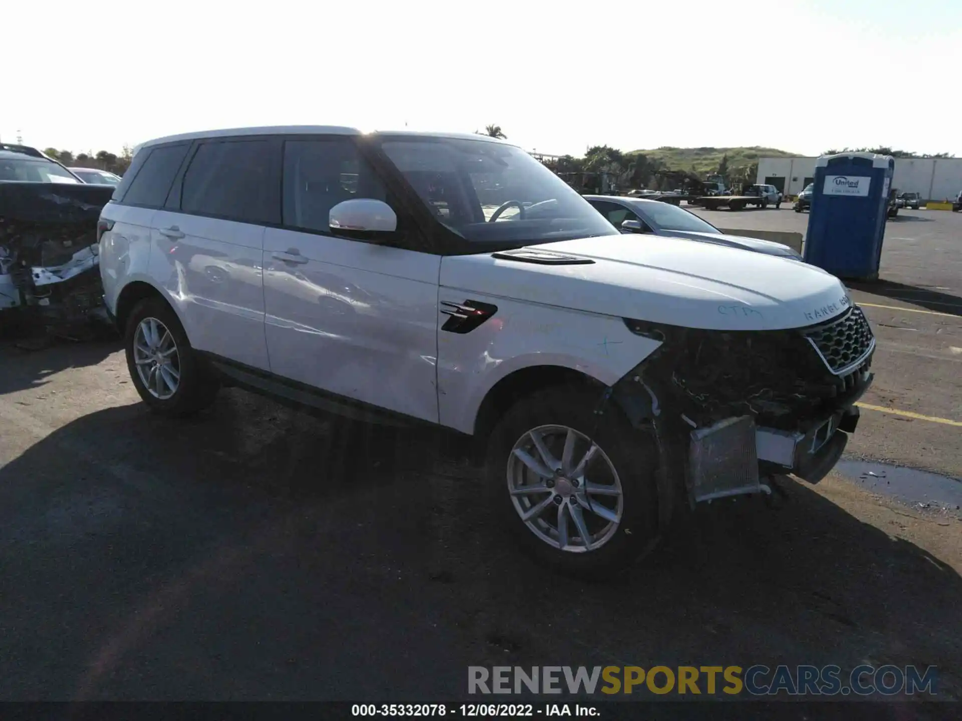 1 Photograph of a damaged car SALWG2SU6MA779382 LAND ROVER RANGE ROVER SPORT 2021