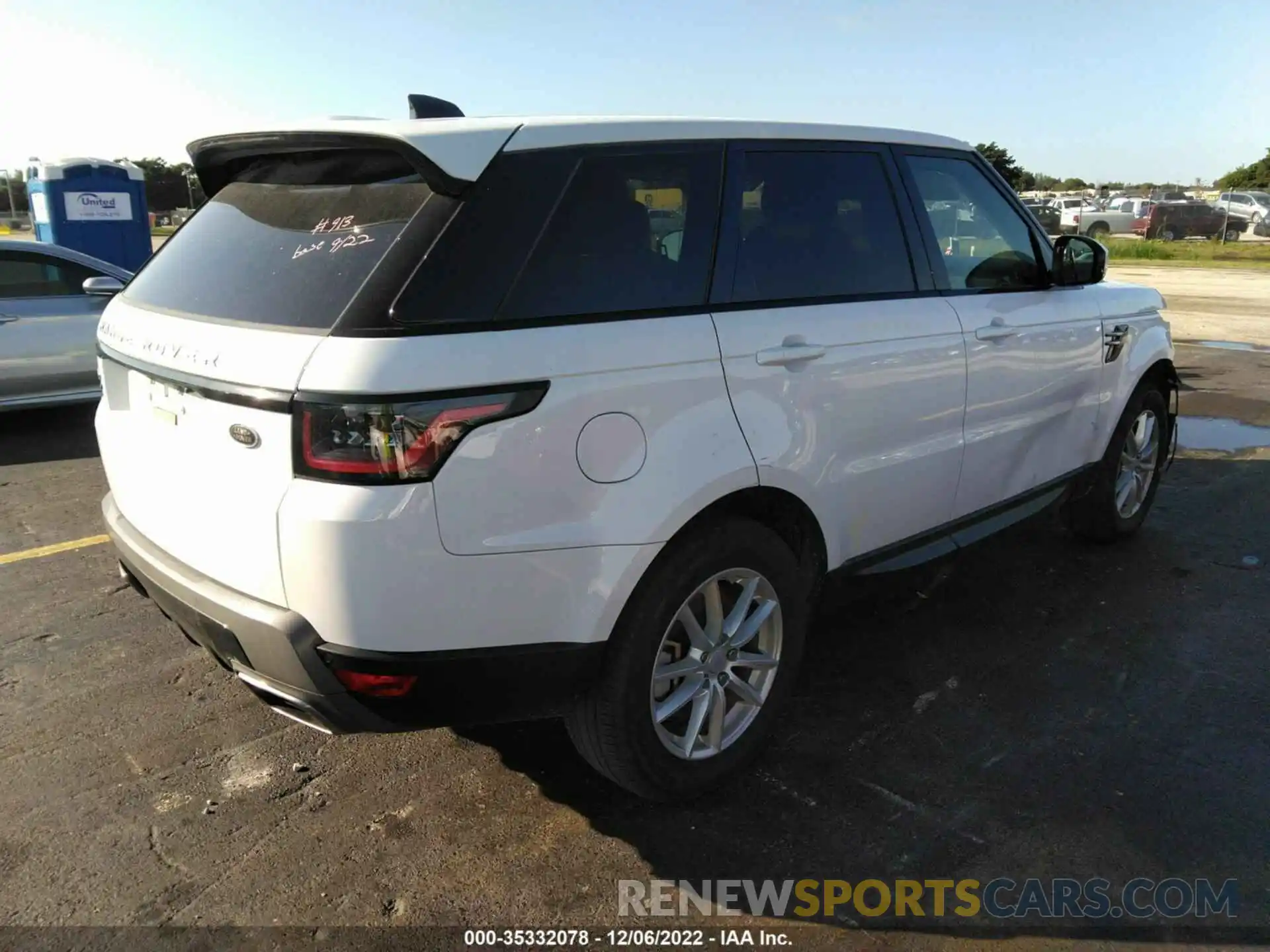 4 Photograph of a damaged car SALWG2SU6MA779382 LAND ROVER RANGE ROVER SPORT 2021