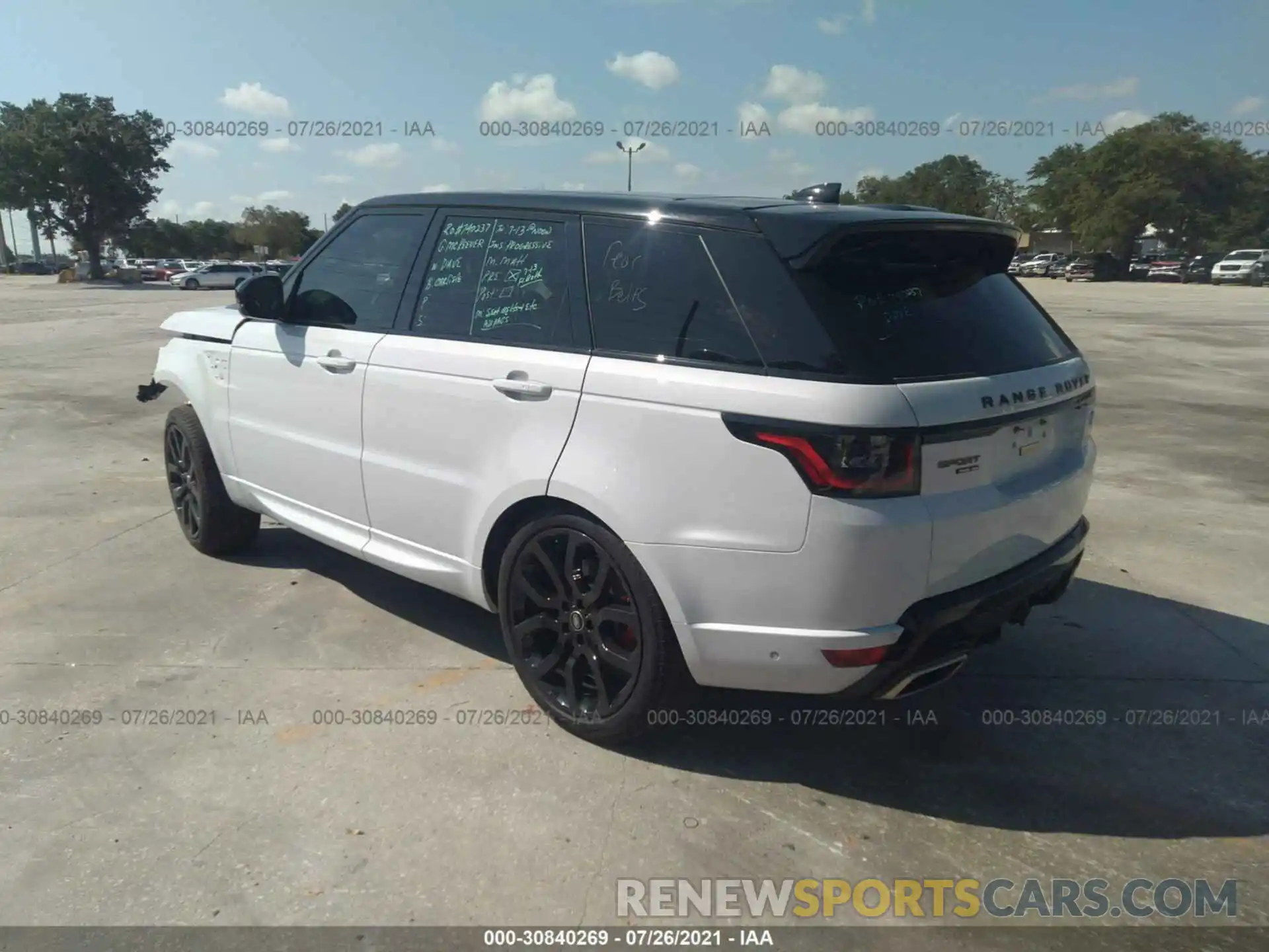 3 Photograph of a damaged car SALWR2SE1MA763447 LAND ROVER RANGE ROVER SPORT 2021