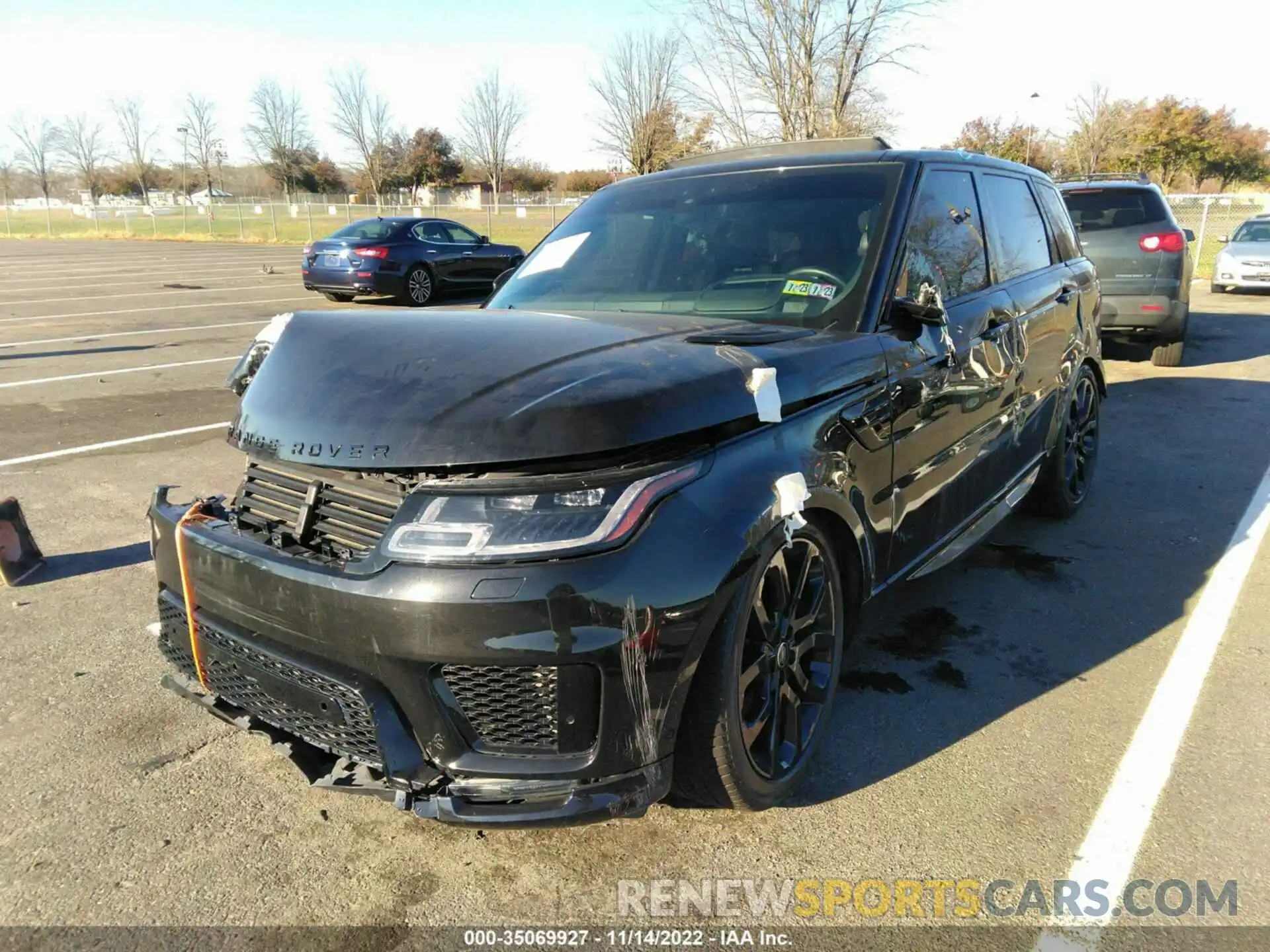 2 Photograph of a damaged car SALWR2SU2MA790955 LAND ROVER RANGE ROVER SPORT 2021