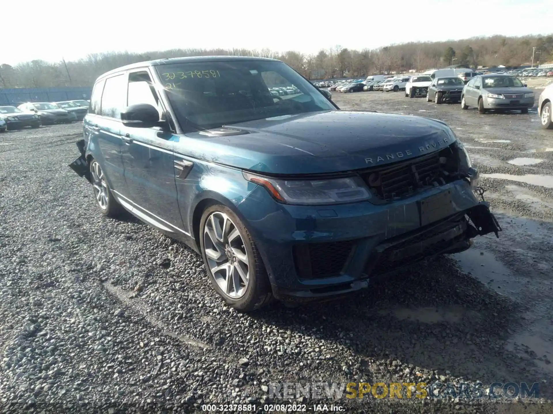 1 Photograph of a damaged car SALWR2SU3MA787871 LAND ROVER RANGE ROVER SPORT 2021