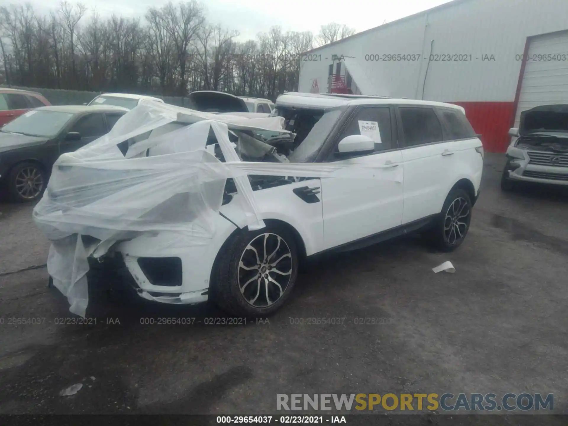 2 Photograph of a damaged car SALWR2SU4MA753230 LAND ROVER RANGE ROVER SPORT 2021