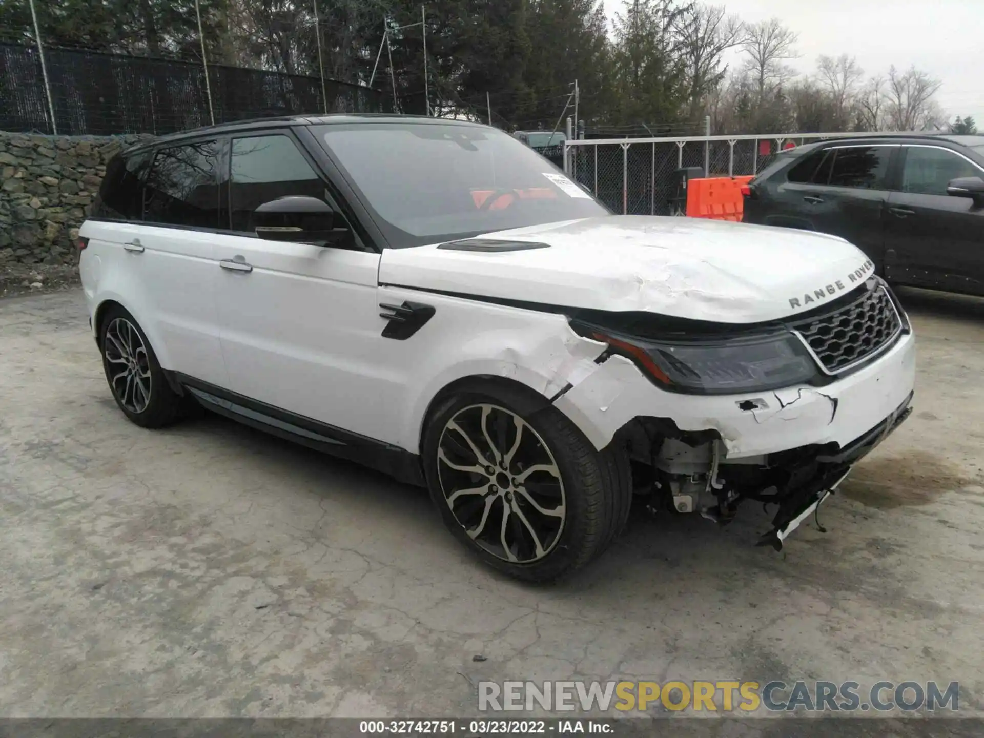 1 Photograph of a damaged car SALWR2SU4MA779147 LAND ROVER RANGE ROVER SPORT 2021