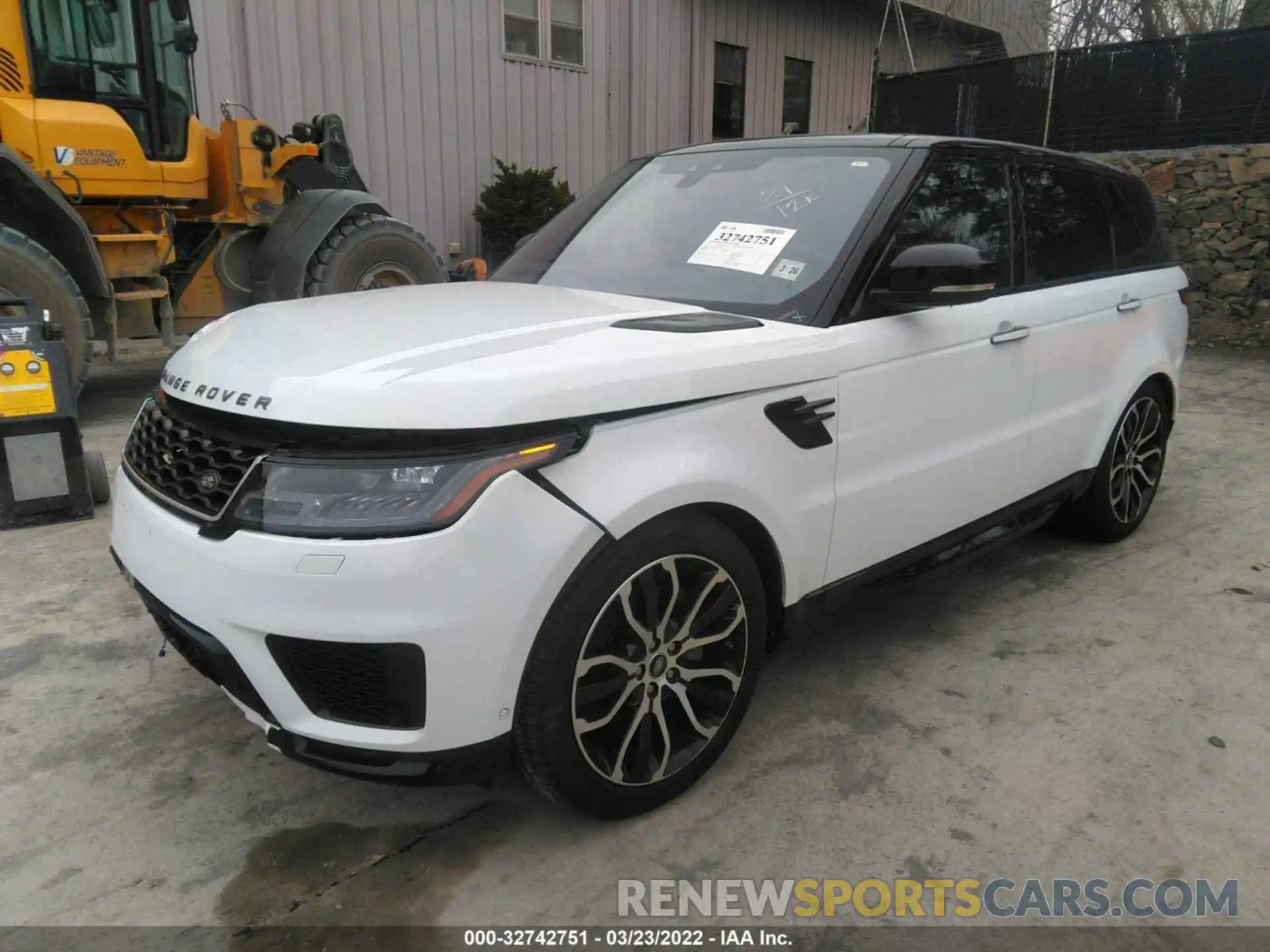 2 Photograph of a damaged car SALWR2SU4MA779147 LAND ROVER RANGE ROVER SPORT 2021