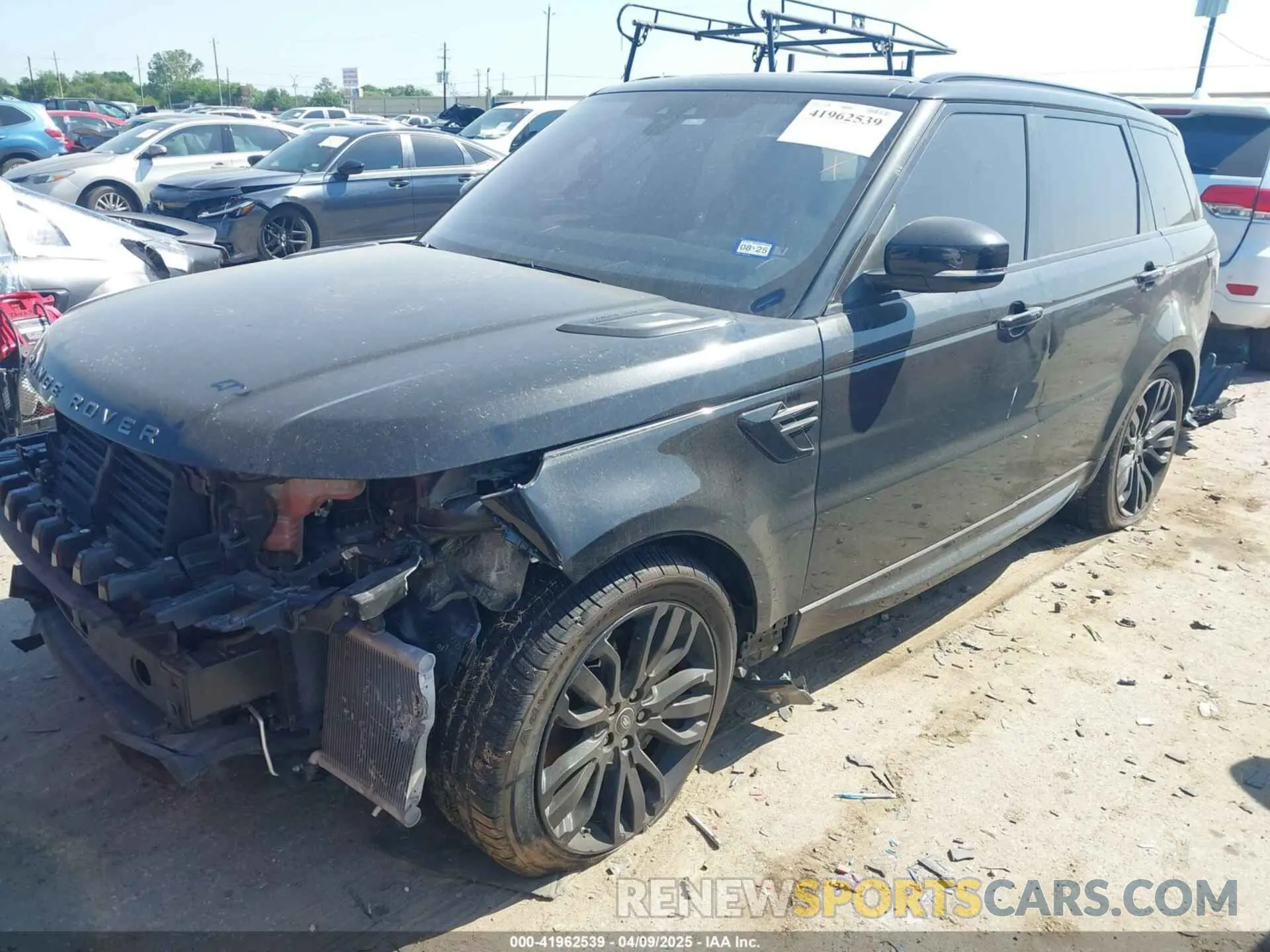 2 Photograph of a damaged car SALWR2SUXMA772543 LAND ROVER RANGE ROVER SPORT 2021
