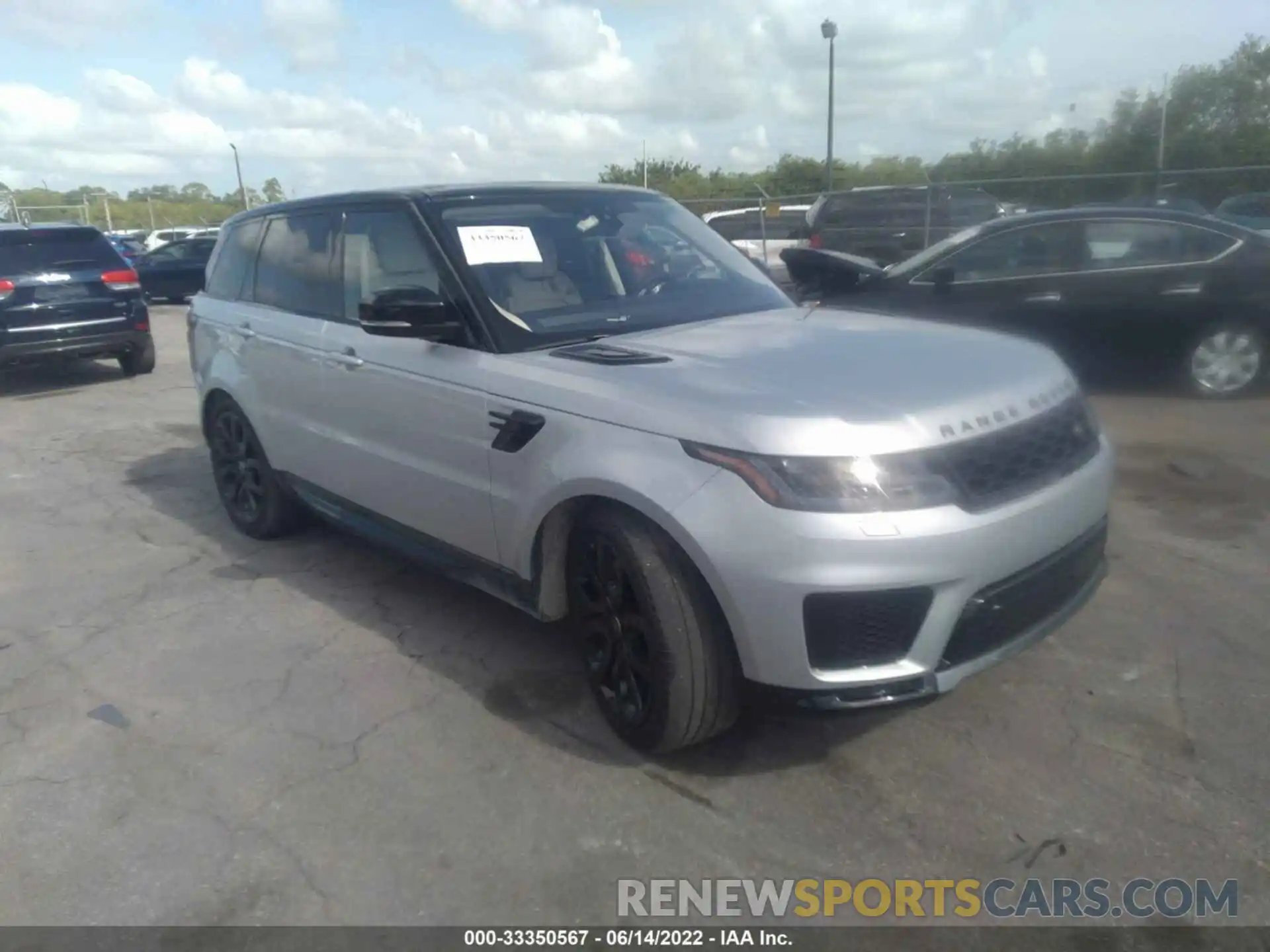 1 Photograph of a damaged car SALWR2SUXMA785566 LAND ROVER RANGE ROVER SPORT 2021