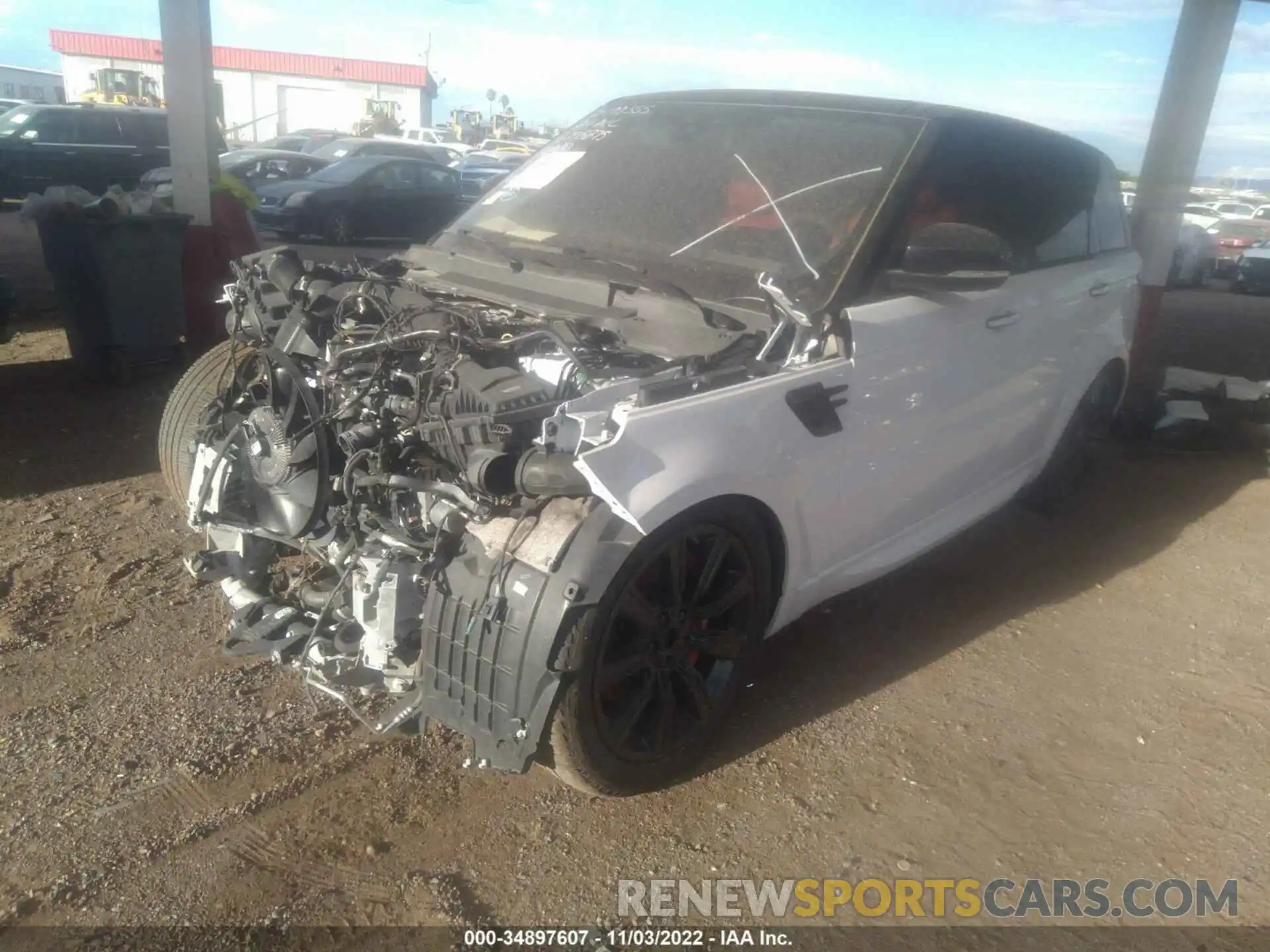 2 Photograph of a damaged car SALWS2RU6MA758875 LAND ROVER RANGE ROVER SPORT 2021