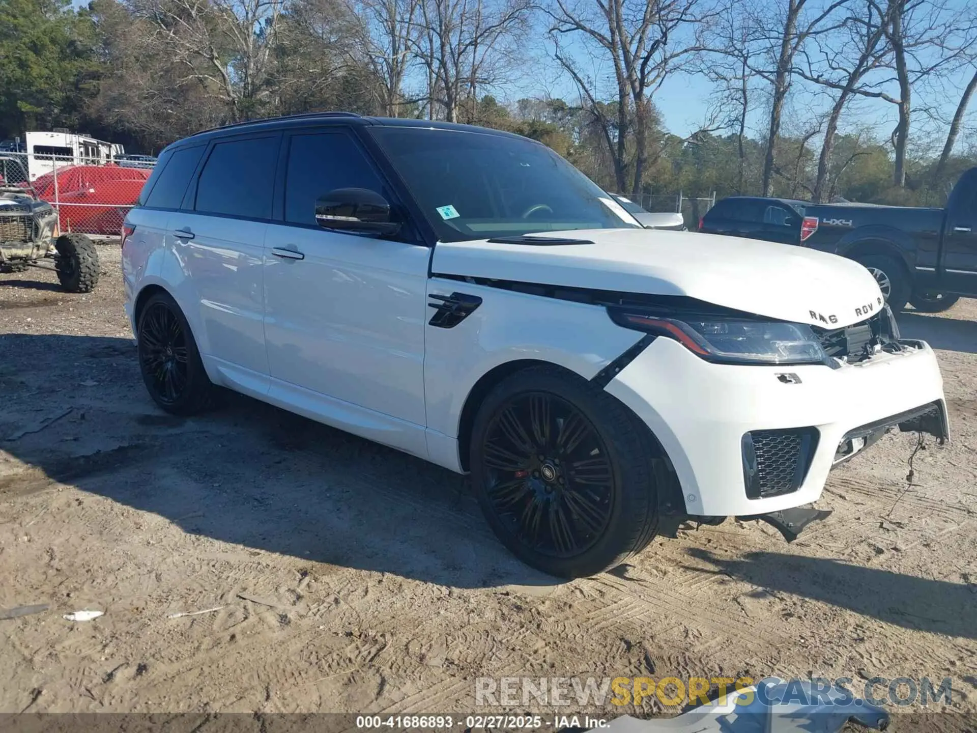 1 Photograph of a damaged car SALWS2RU7MA765463 LAND ROVER RANGE ROVER SPORT 2021