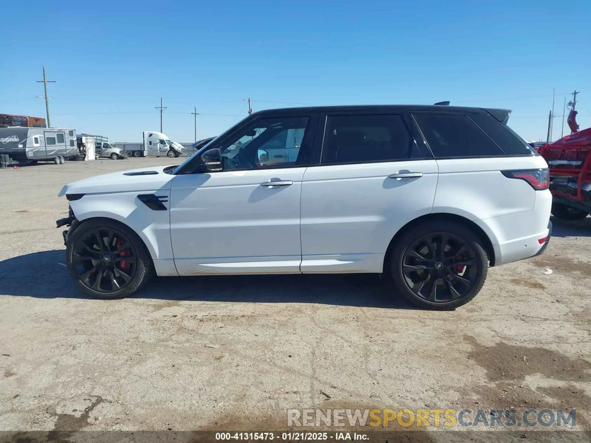 14 Photograph of a damaged car SALWS2RUXMA749869 LAND ROVER RANGE ROVER SPORT 2021