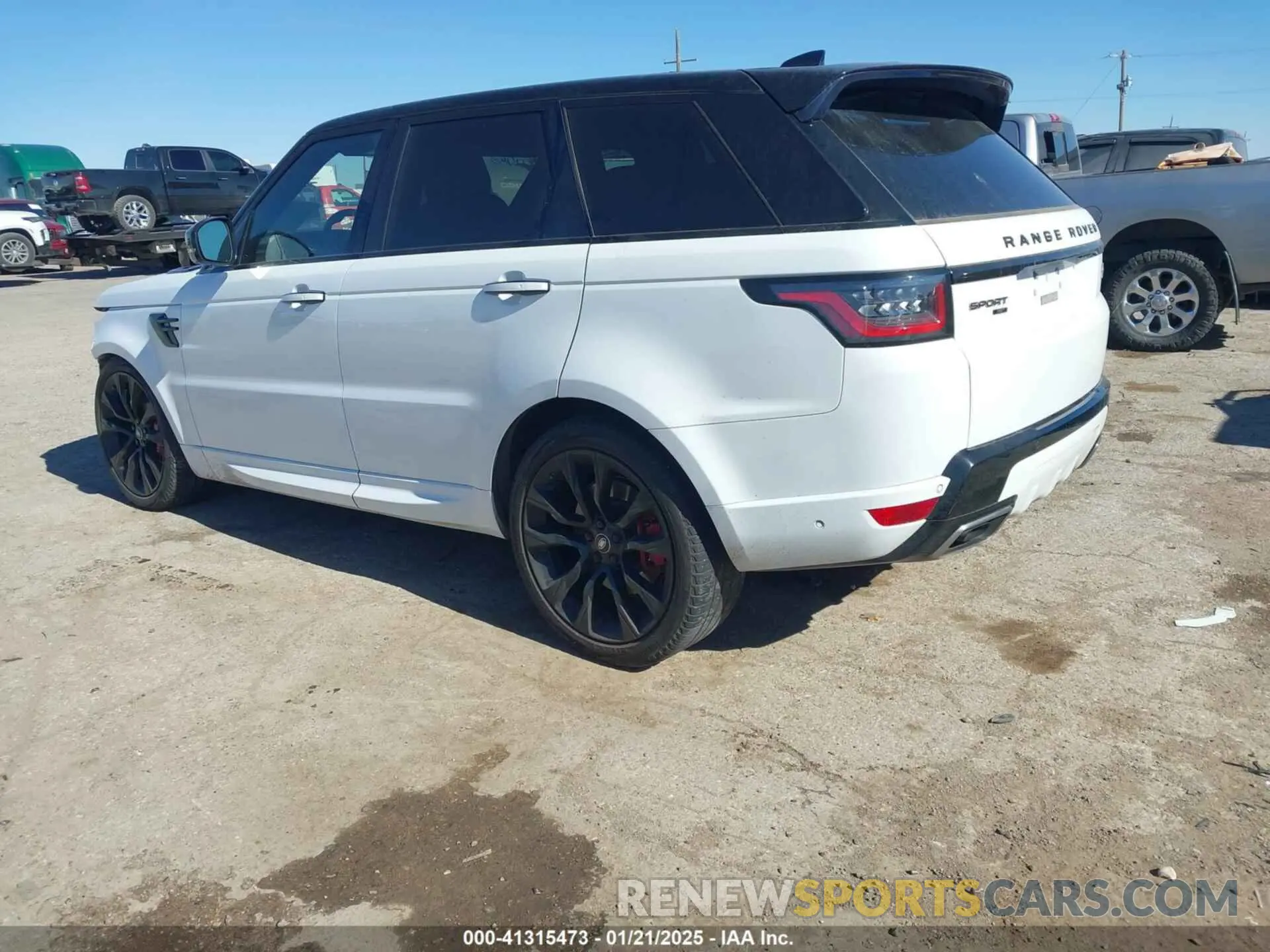 3 Photograph of a damaged car SALWS2RUXMA749869 LAND ROVER RANGE ROVER SPORT 2021