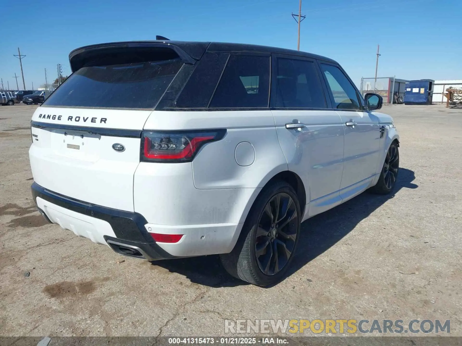 4 Photograph of a damaged car SALWS2RUXMA749869 LAND ROVER RANGE ROVER SPORT 2021