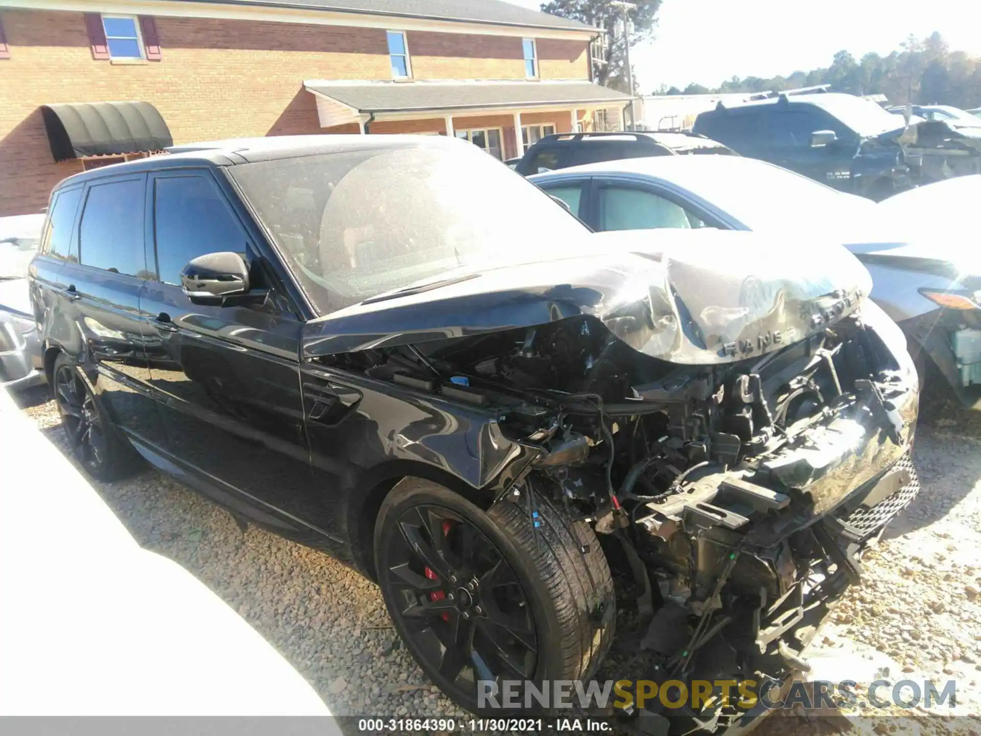 1 Photograph of a damaged car SALWS2RUXMA786940 LAND ROVER RANGE ROVER SPORT 2021