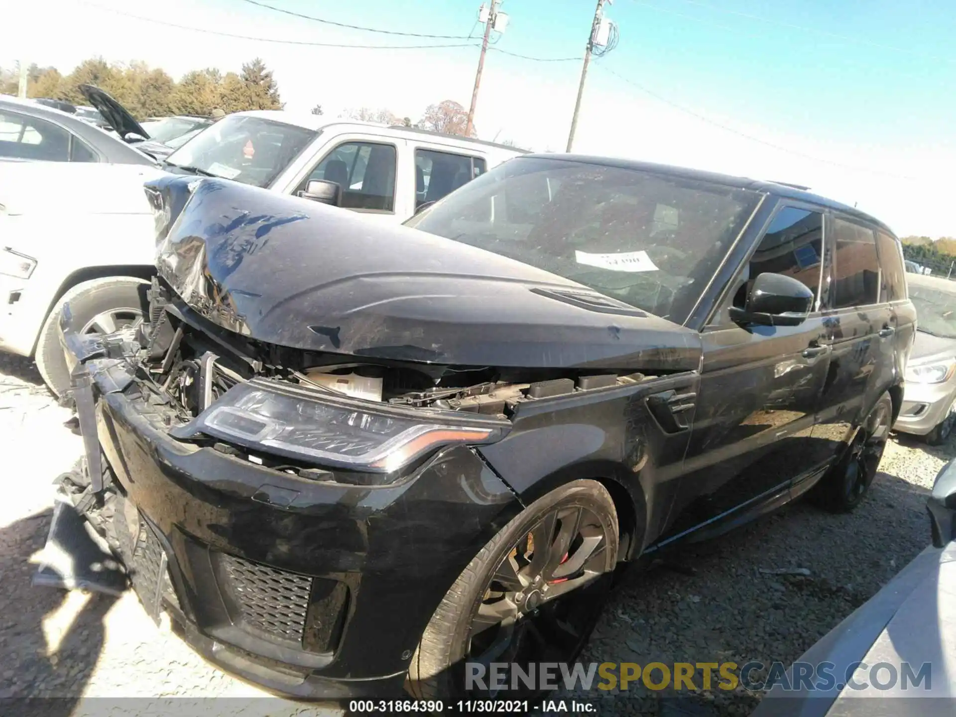 2 Photograph of a damaged car SALWS2RUXMA786940 LAND ROVER RANGE ROVER SPORT 2021