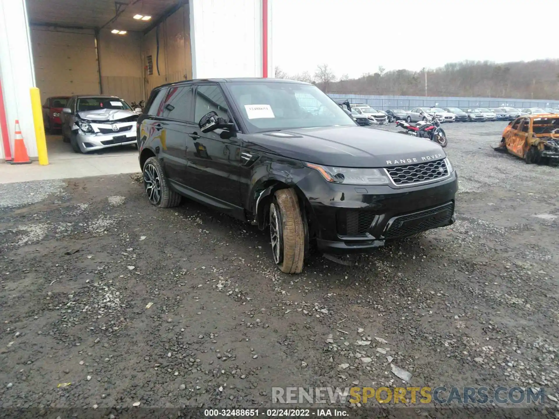 1 Photograph of a damaged car SALWG2SU0NA207421 LAND ROVER RANGE ROVER SPORT 2022