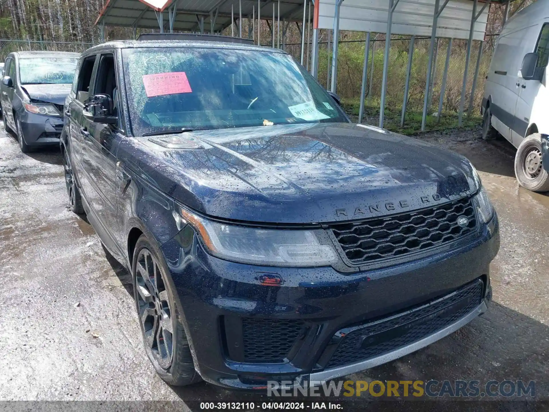 1 Photograph of a damaged car SALWR2SU6NA221334 LAND ROVER RANGE ROVER SPORT 2022